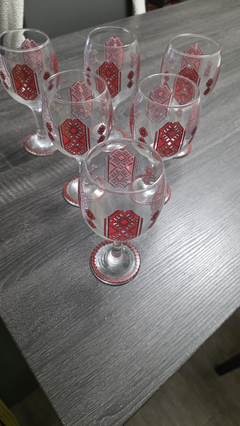 Ukranian wine glasses