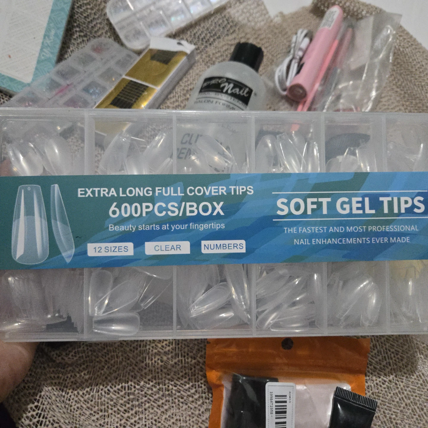 Bundle of Nail gel and LED/UV stuff 20 items