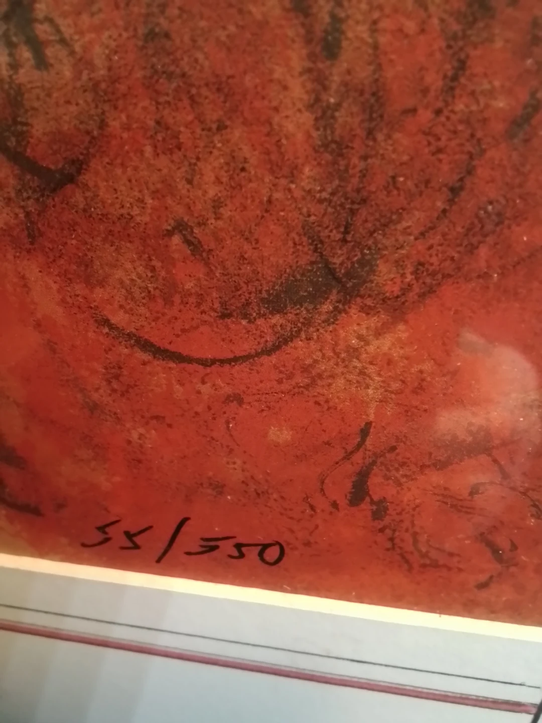 David and Bathsheba" Signed color lithograph by Marc Chagall - photo 3