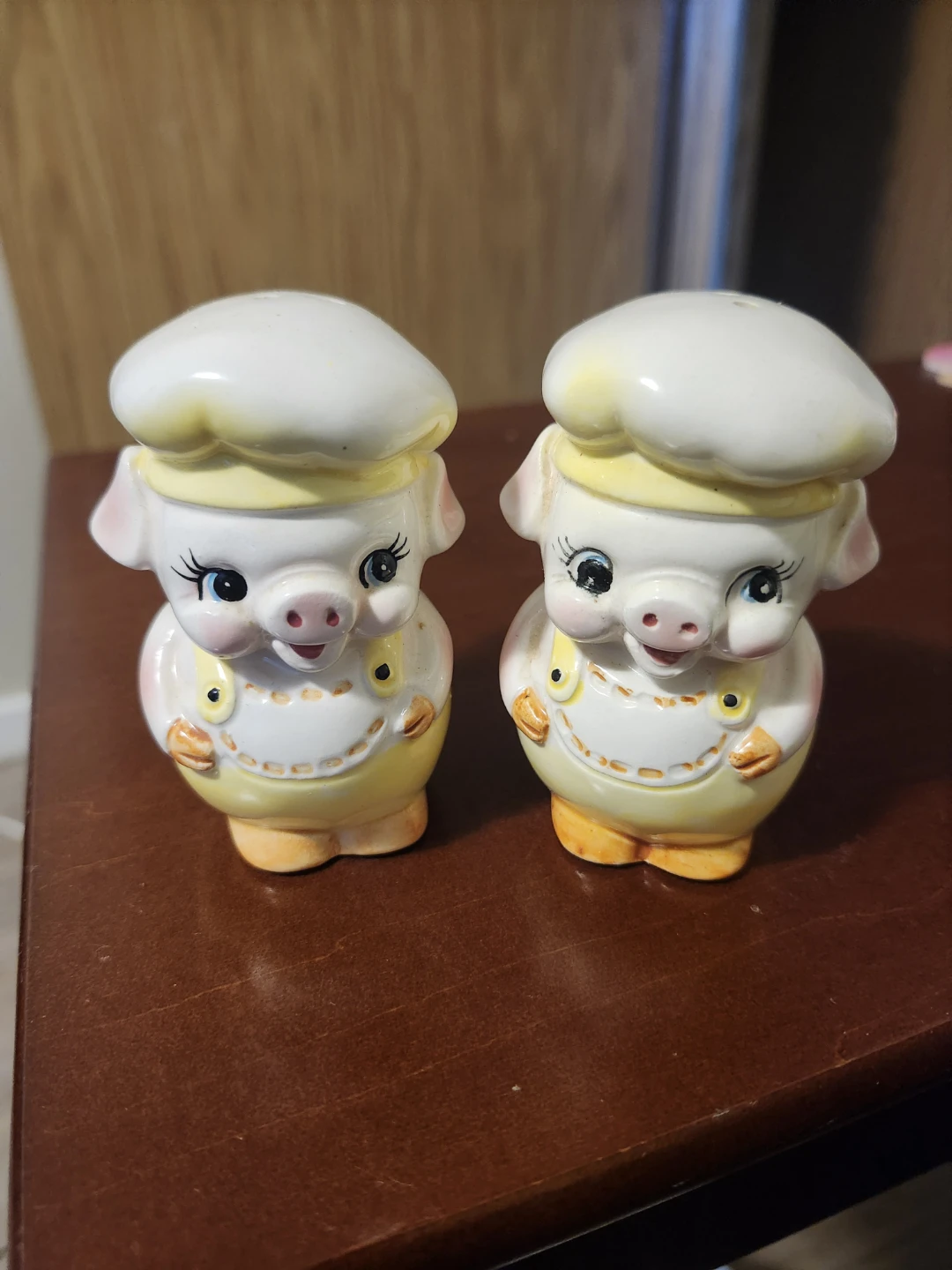 Vintage Chef Pig Salt and Pepper Shakers