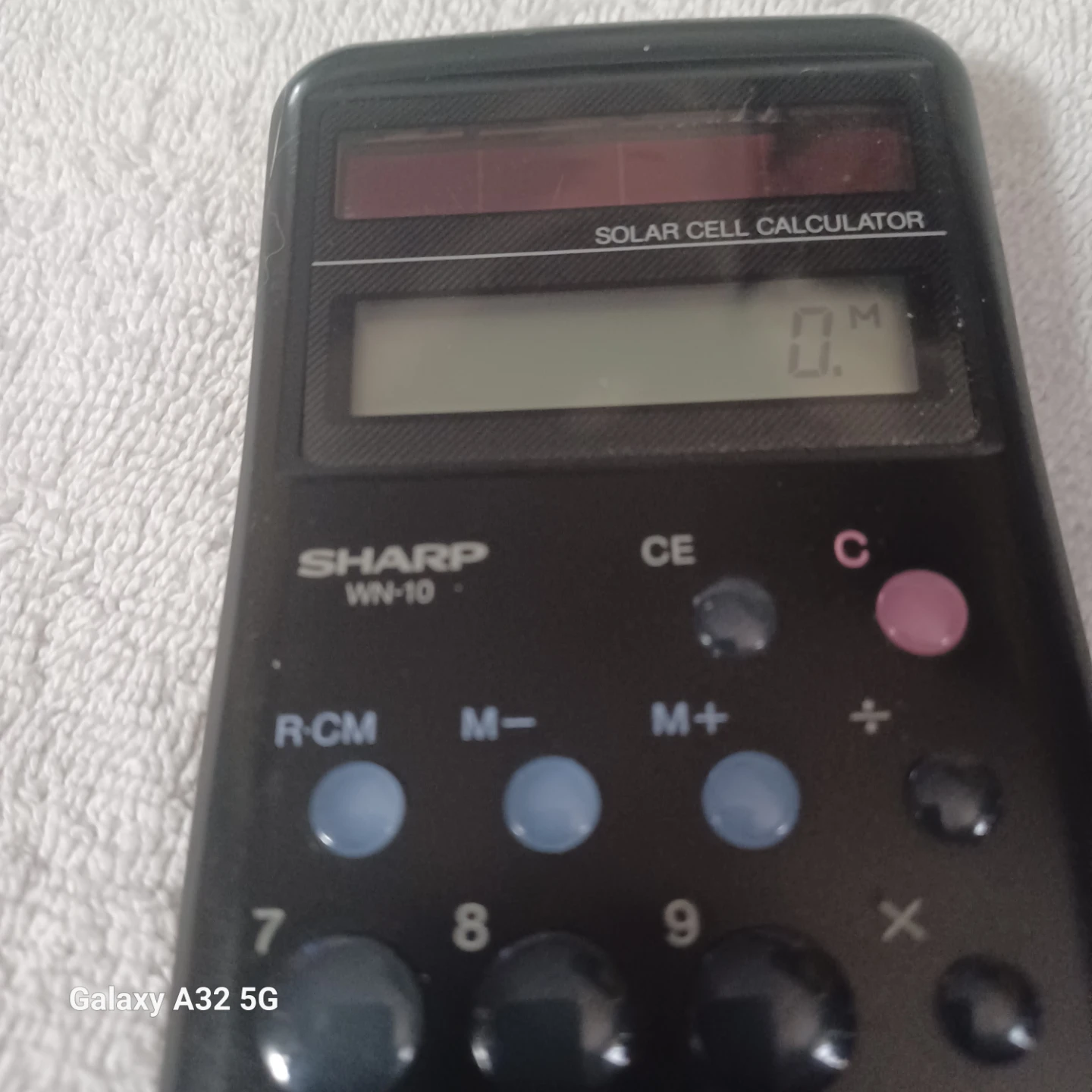 Sharp WN-10 Solar Cell Calculator with Cover