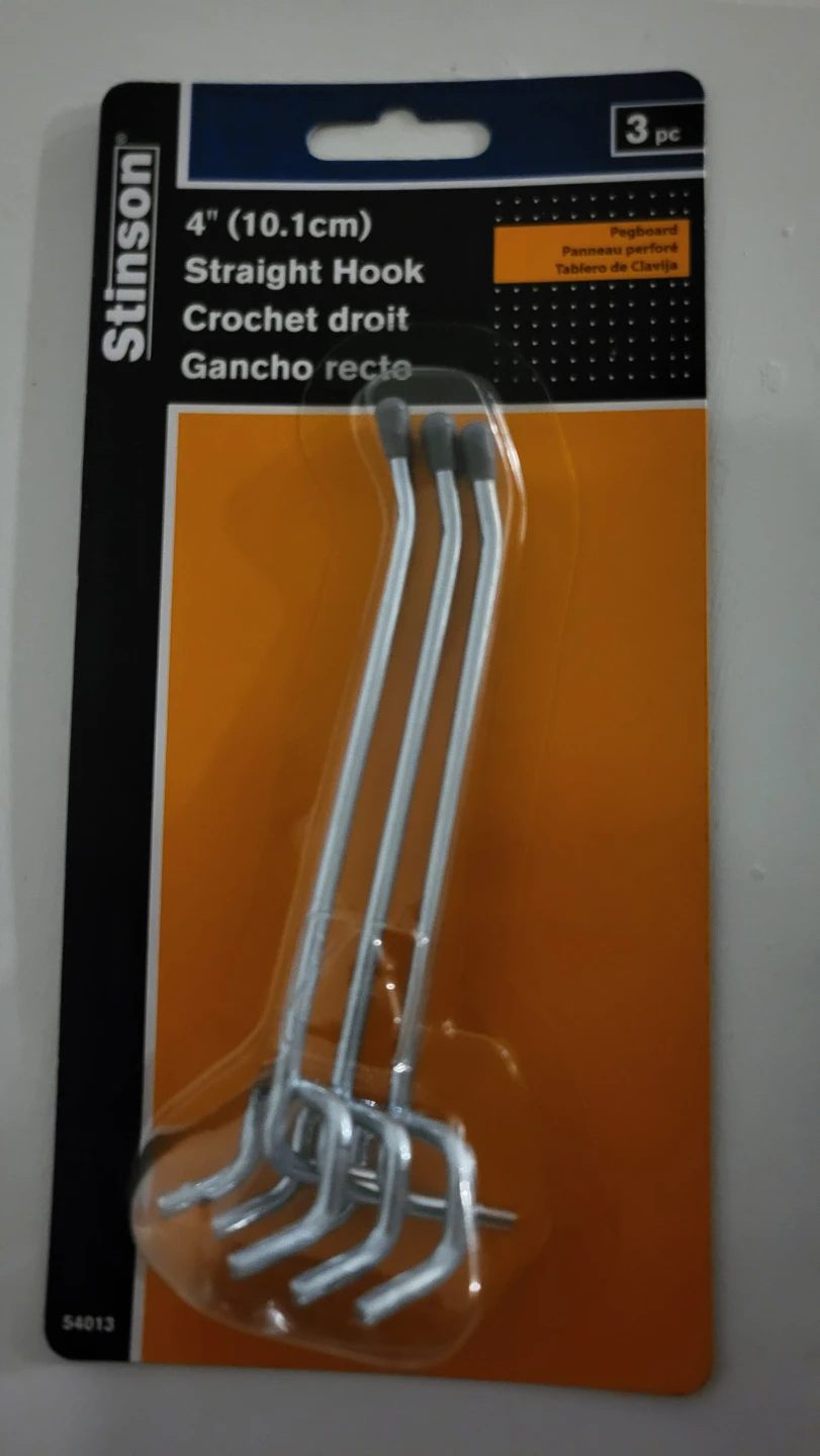 Stinson 4" Straight Hooks (3 pc)