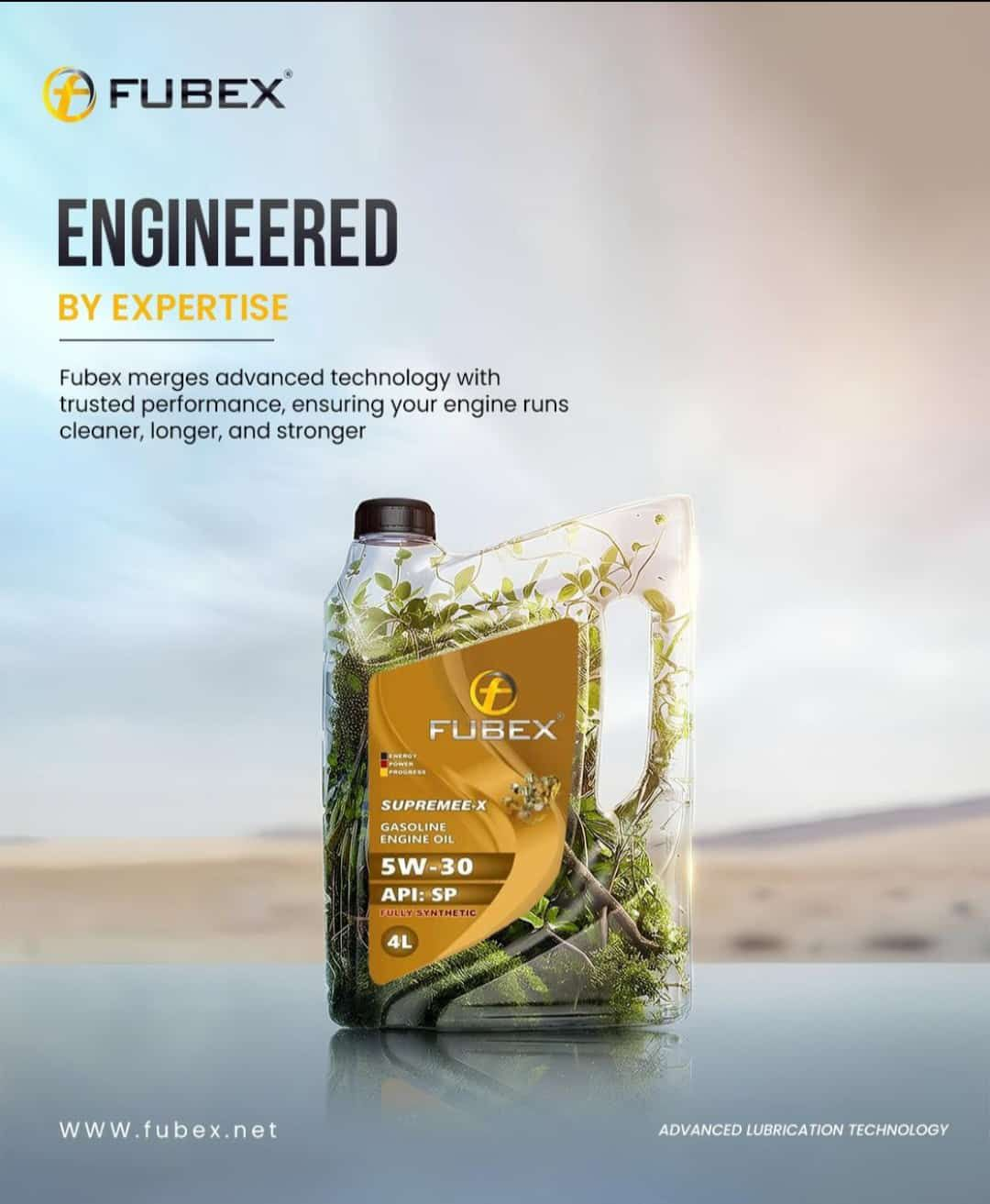 Fubex Supreme-X 5W-30 Fully Synthetic Gasoline Engine Oil - 4L