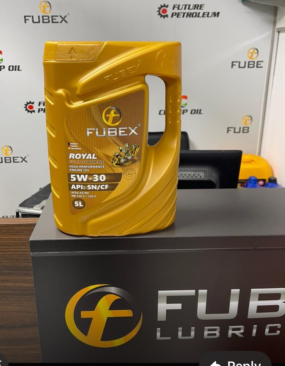Fubex Supreme-X 5W-30 Fully Synthetic Gasoline Engine Oil - 4L - photo 2