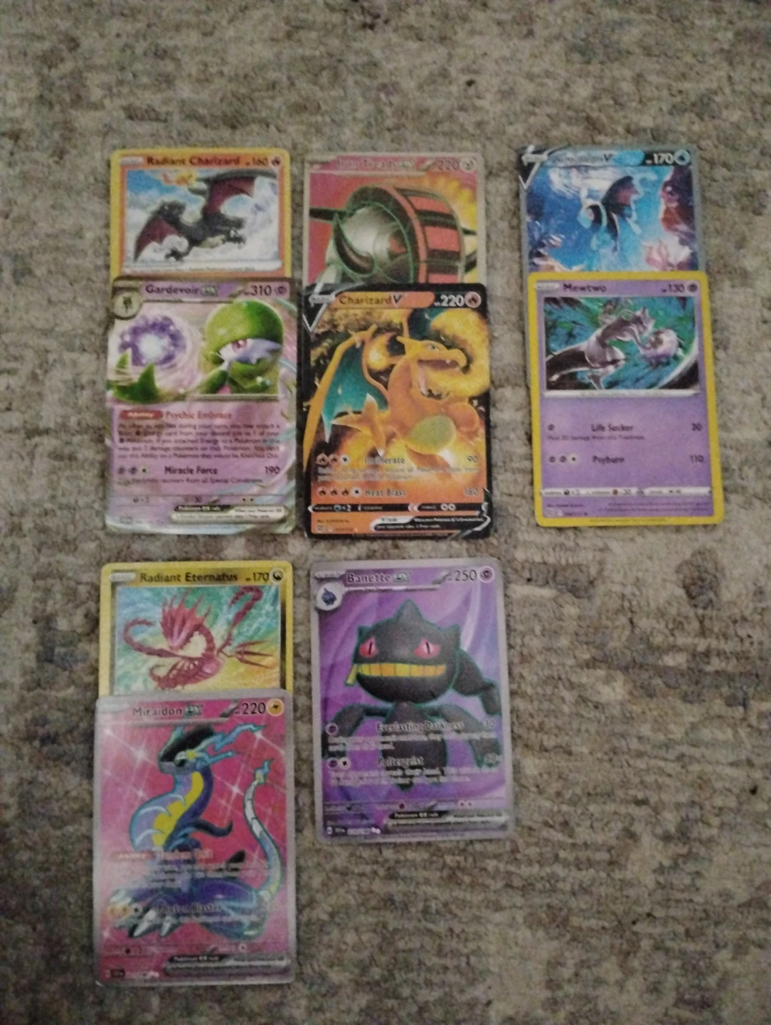 Pokémon Cards Lot - Charizard, Mewtwo, Gengar, and more