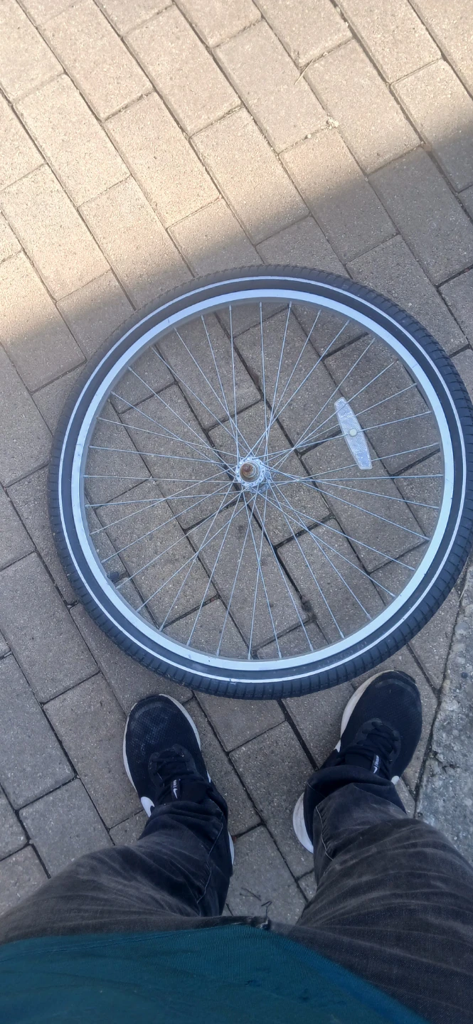 26 x 1.75 Bicycle Wheel with Tire