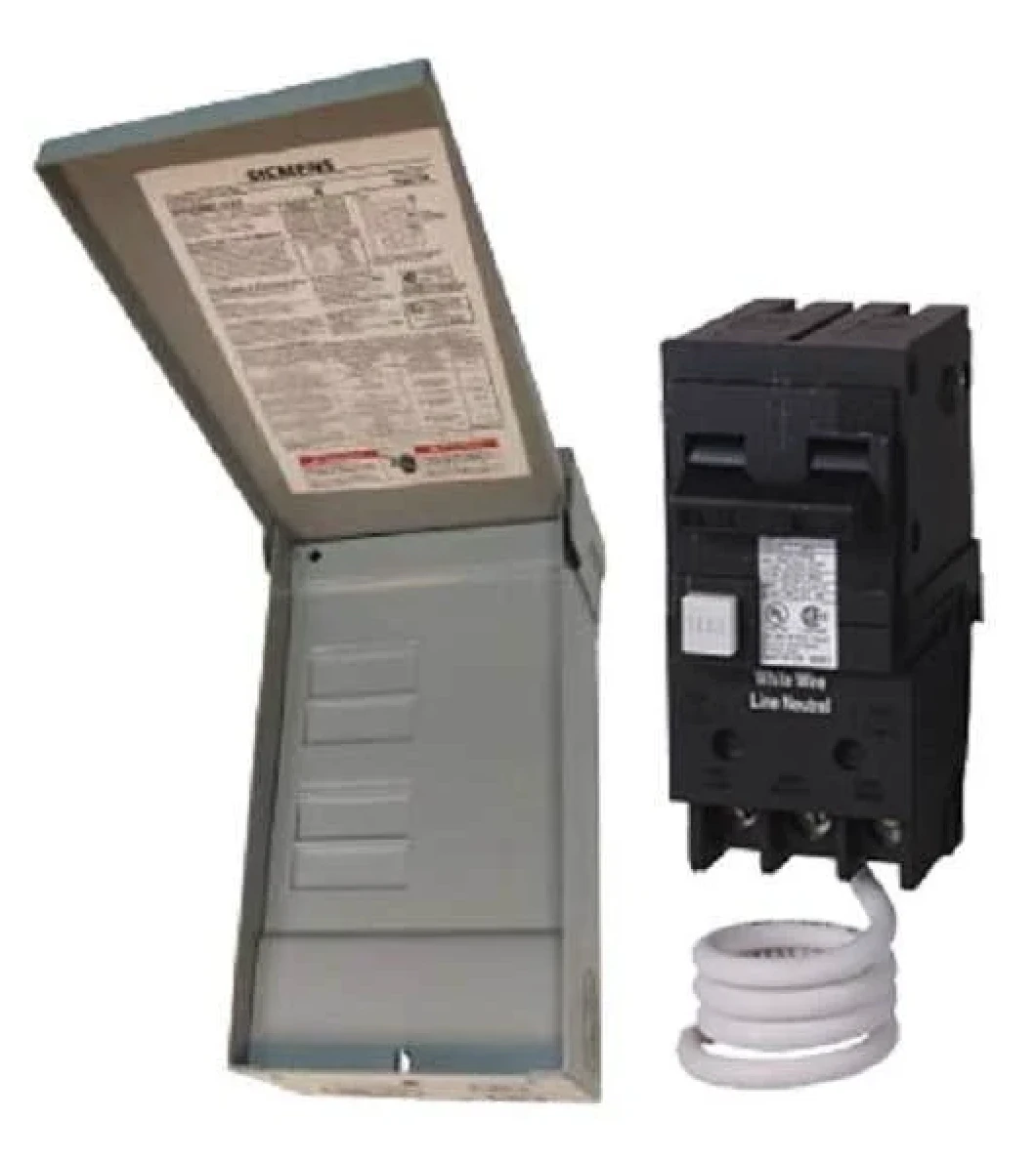 Siemens 50A Outdoor Spa Kit with GFCI Breaker - photo 2