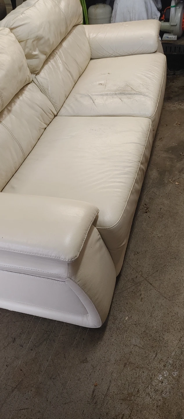 Leather sofa