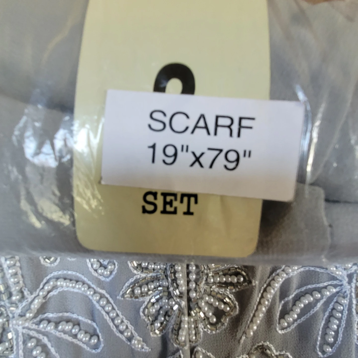 ♥️ Gray Beaded Gown Size 12 - photo 4