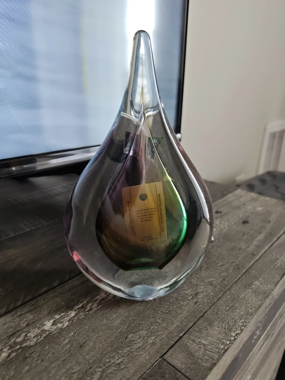 Handcrafted Mouth Blown Glass Art Sculpture