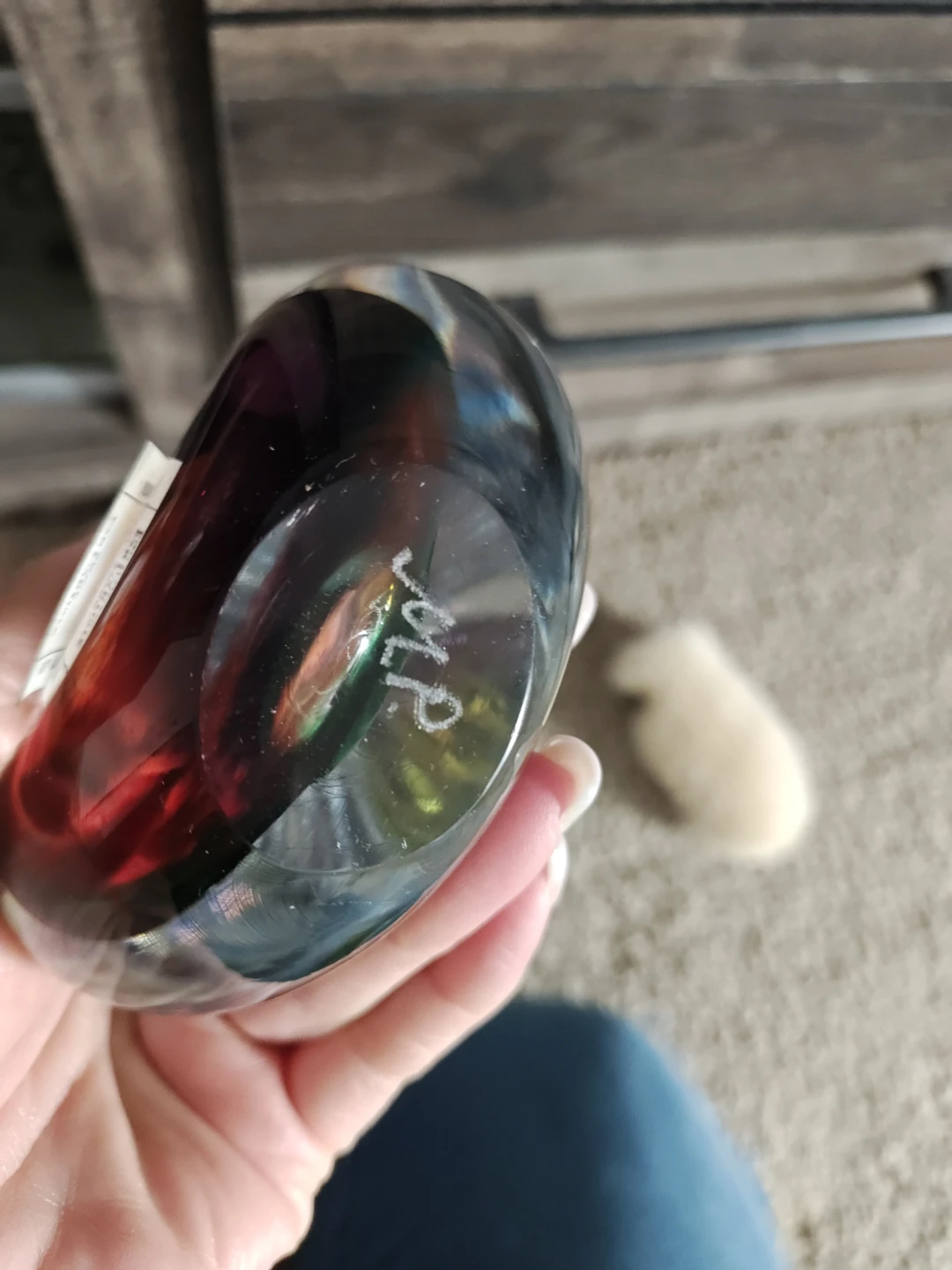 Handcrafted Mouth Blown Glass Art Sculpture - photo 3