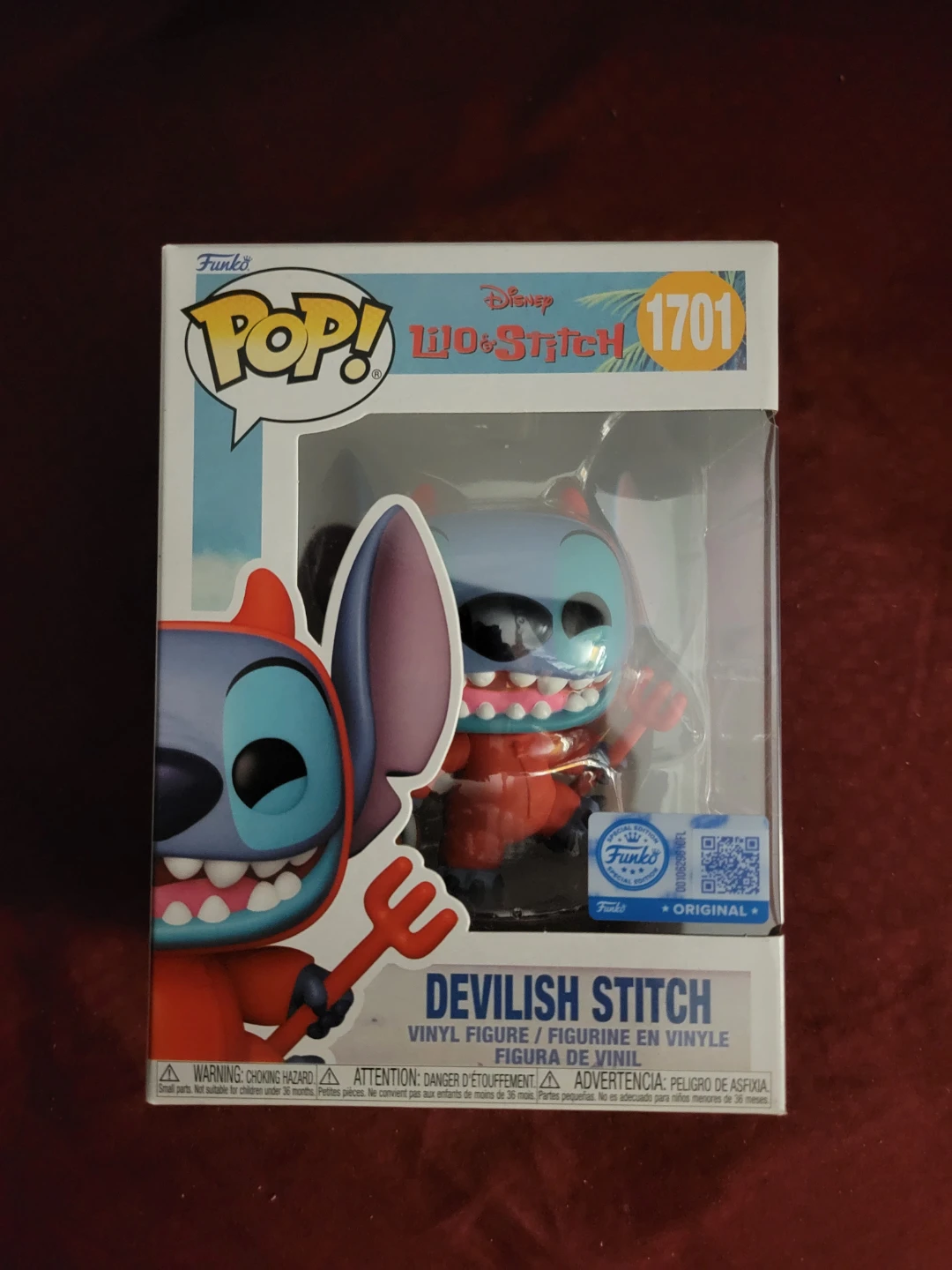 Funko Pop! Stitch Devilish Stitch Vinyl Figure 1701
