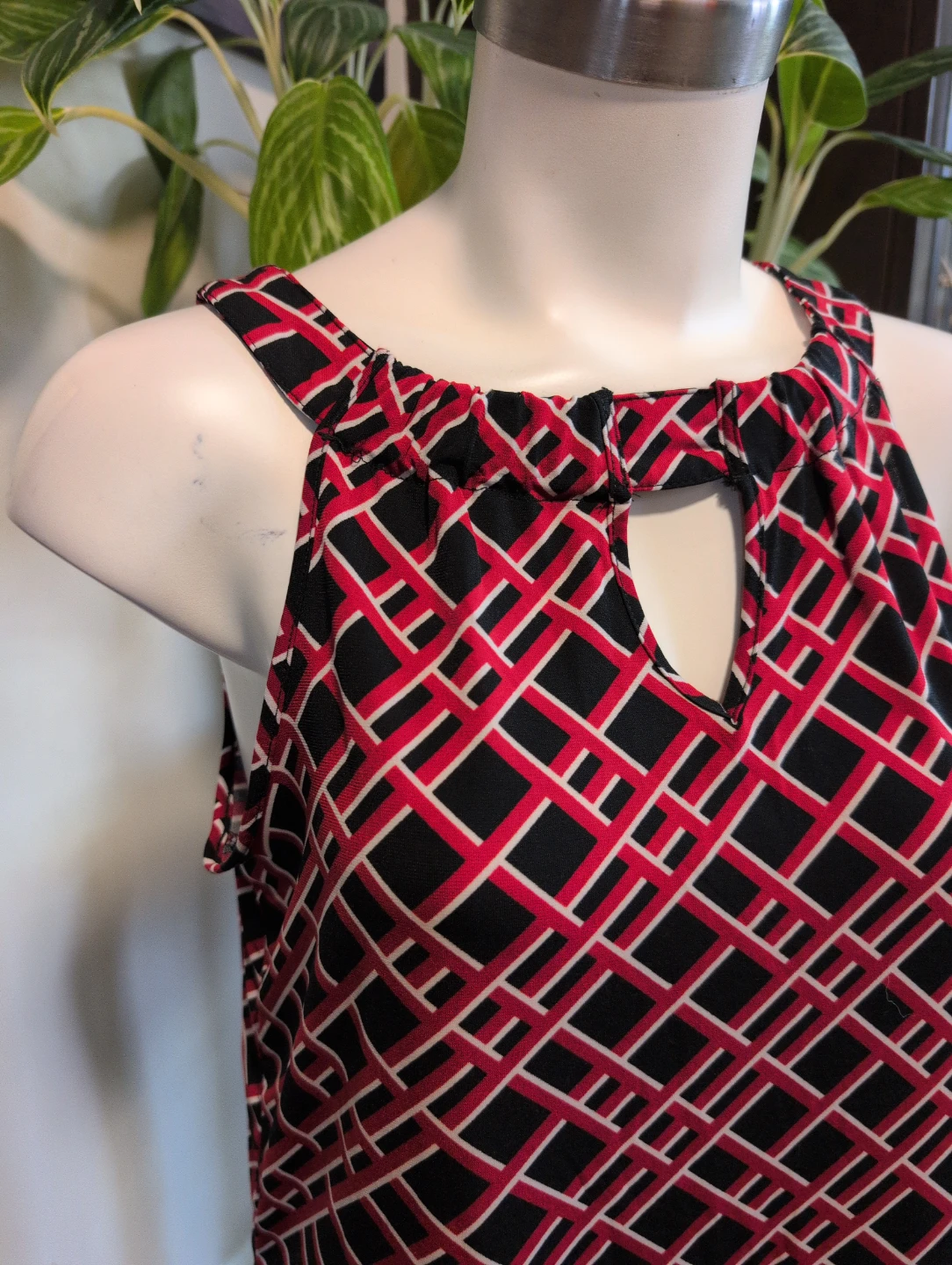 Ricki's Women's Black Red White  Top Size S/P - photo 2