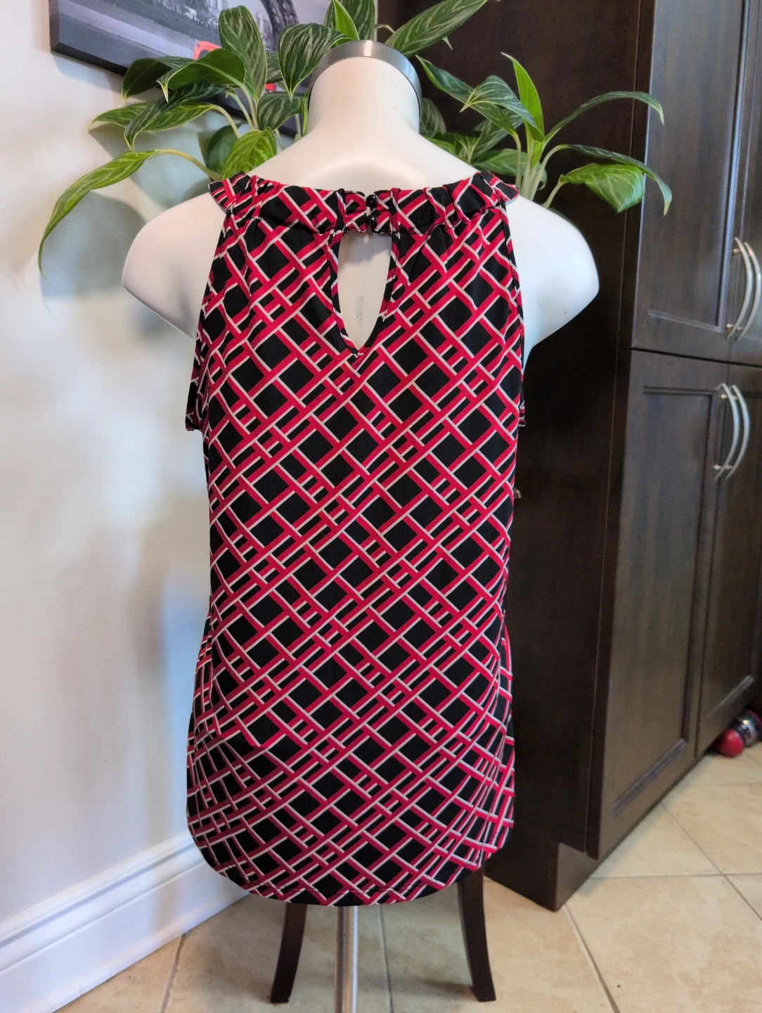 Ricki's Women's Black Red White  Top Size S/P - photo 3