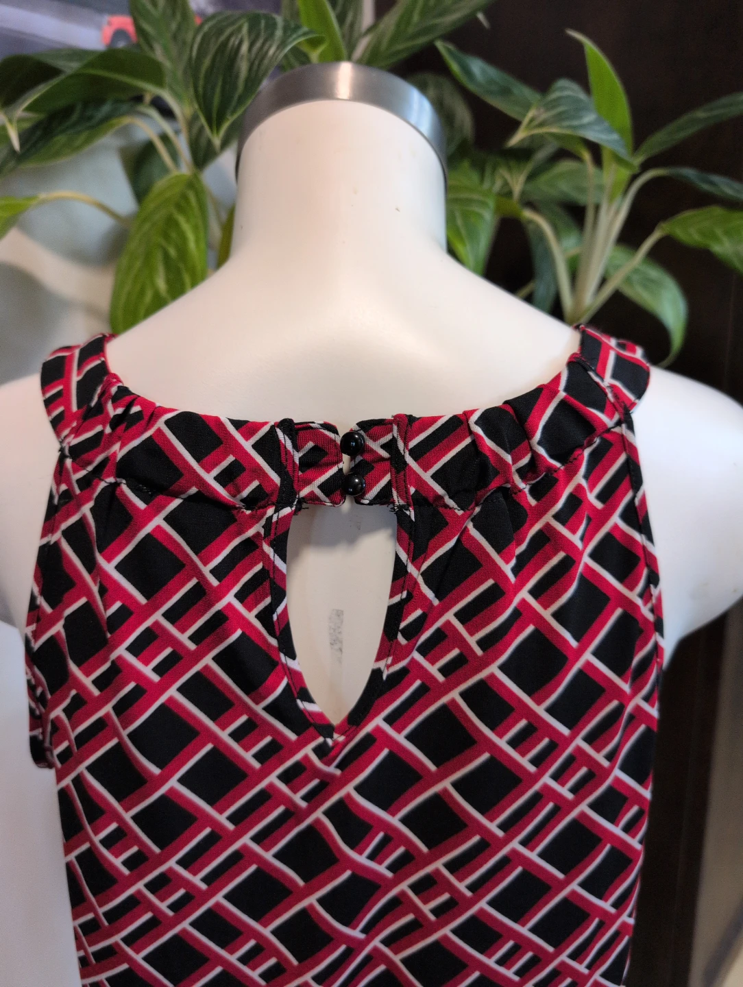 Ricki's Women's Black Red White  Top Size S/P - photo 4