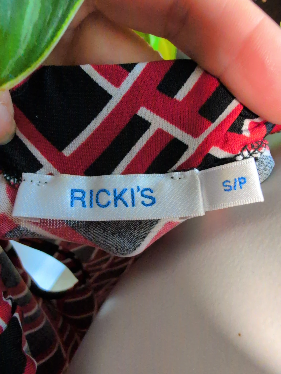 Ricki's Women's Black Red White  Top Size S/P - photo 5