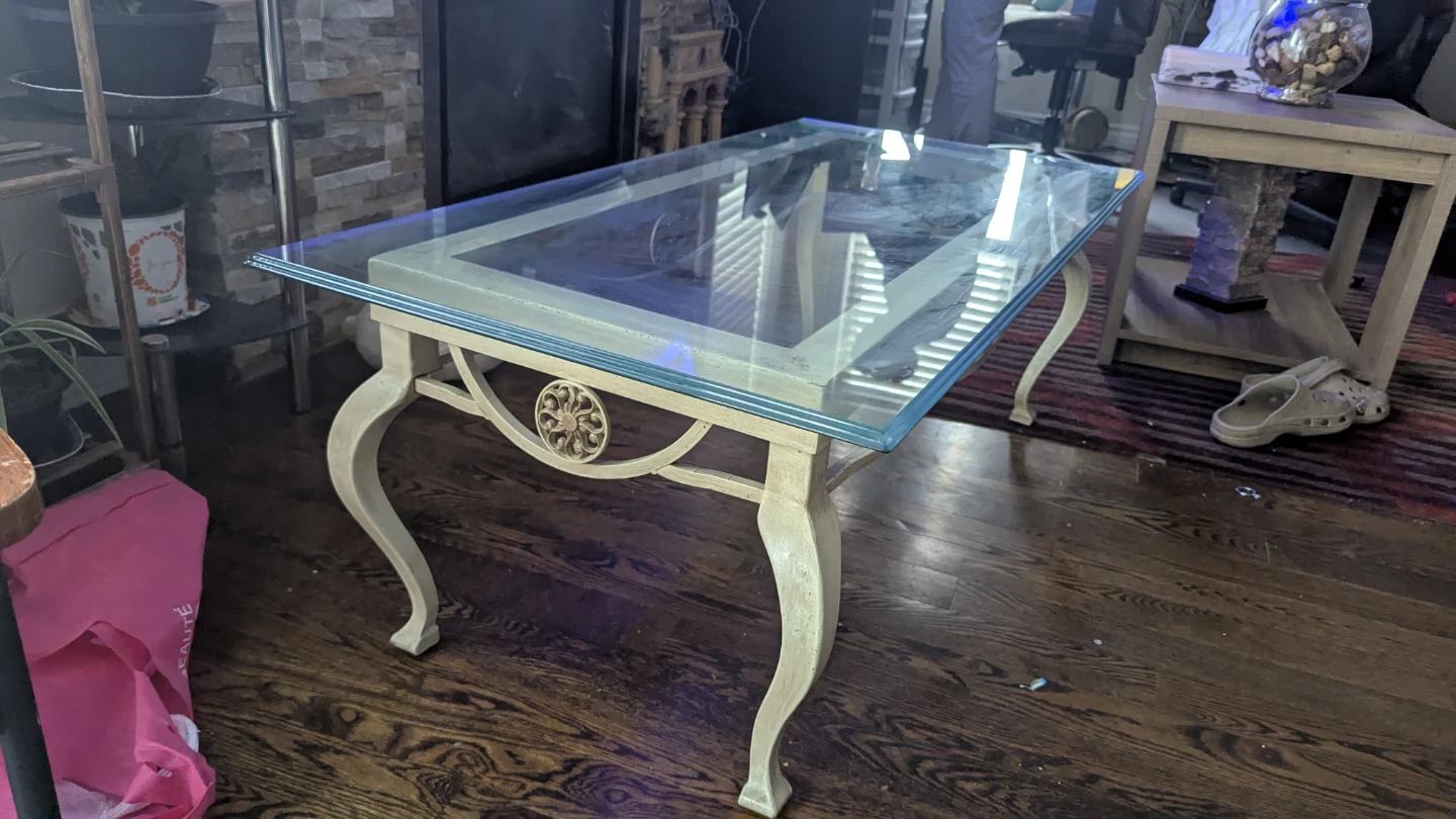 Glass Top Coffee Table