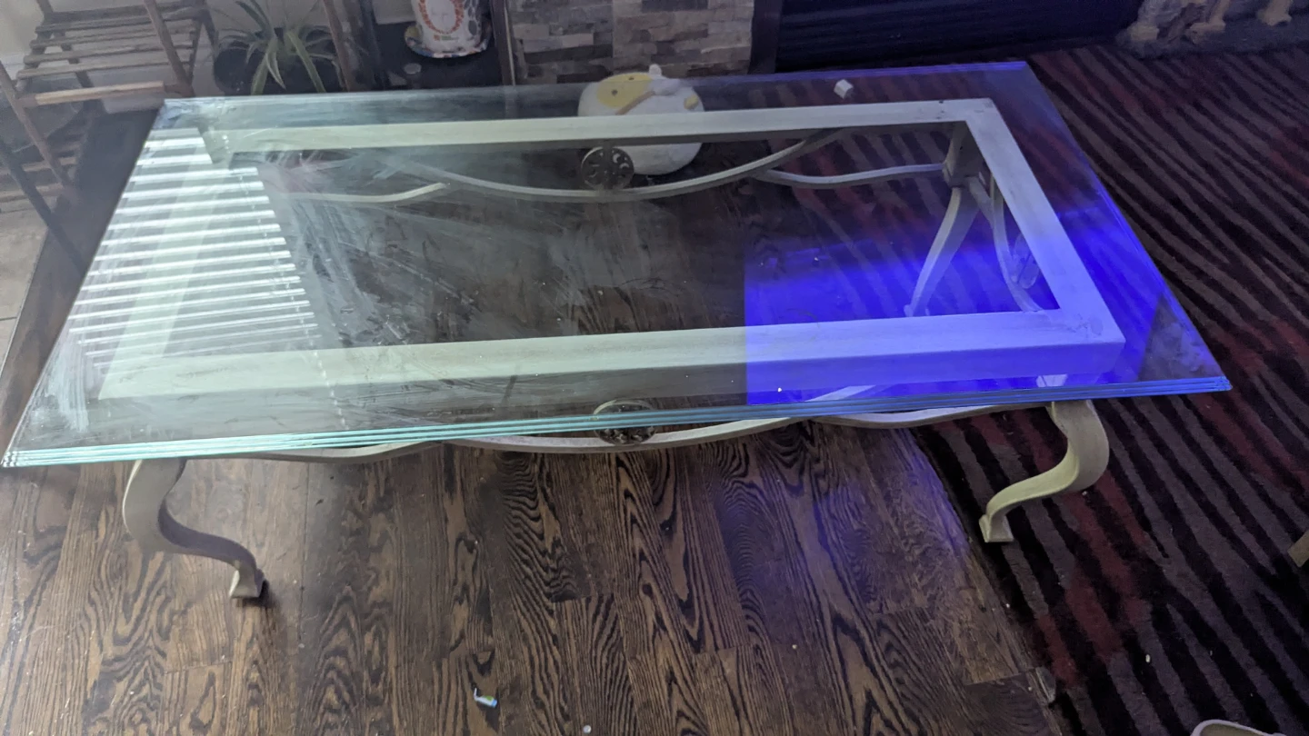 Glass Top Coffee Table - photo 2