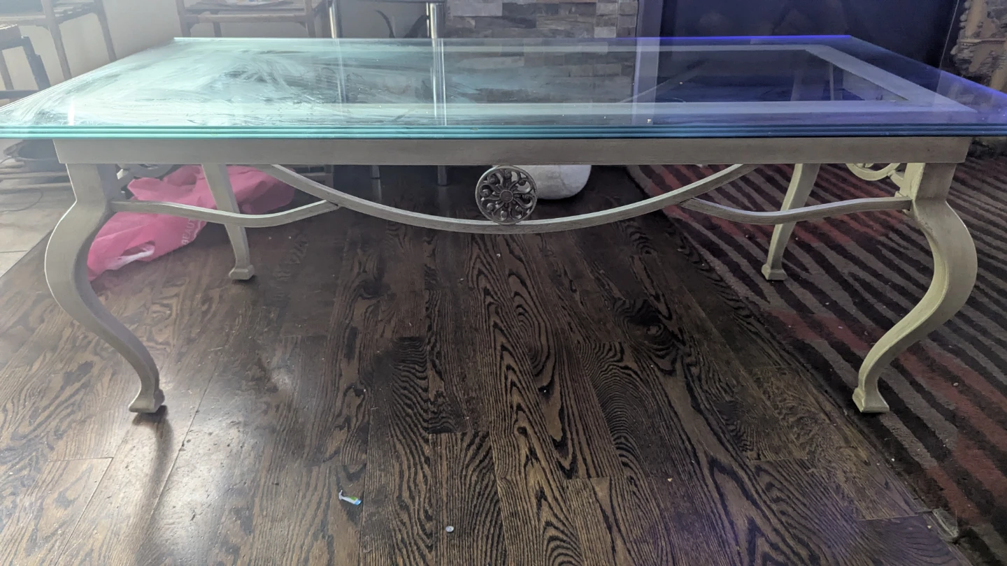 Glass Top Coffee Table - photo 4