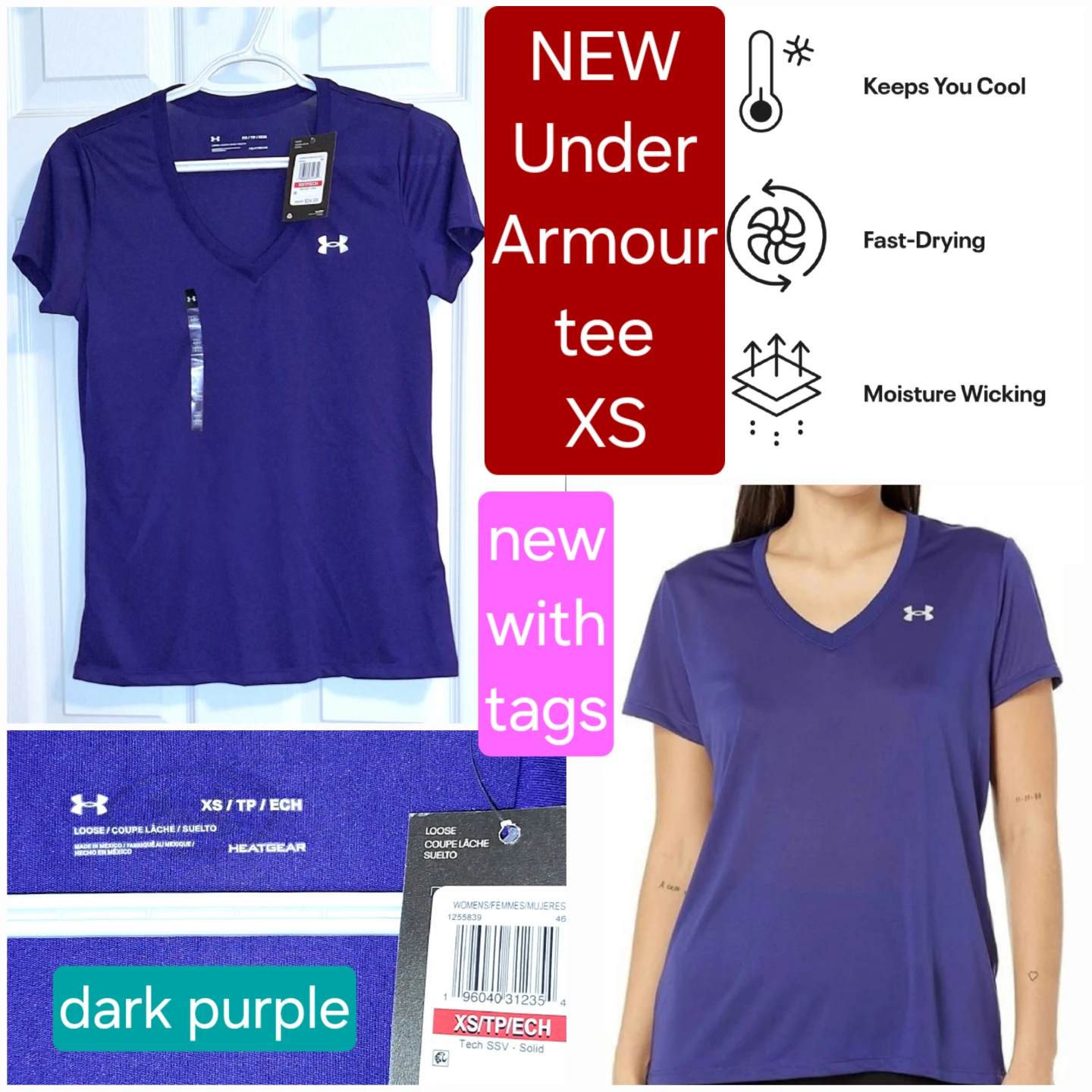 NEW Under Armour tee - XS