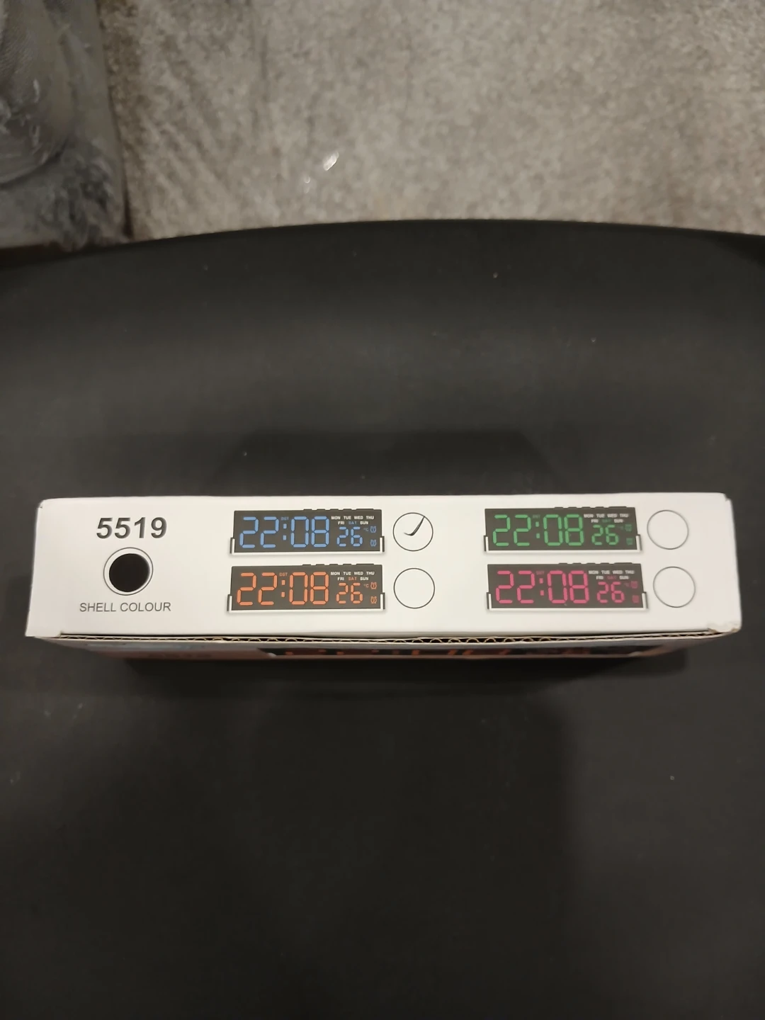Digital Clock 5519 - Orange LED Display - photo 2