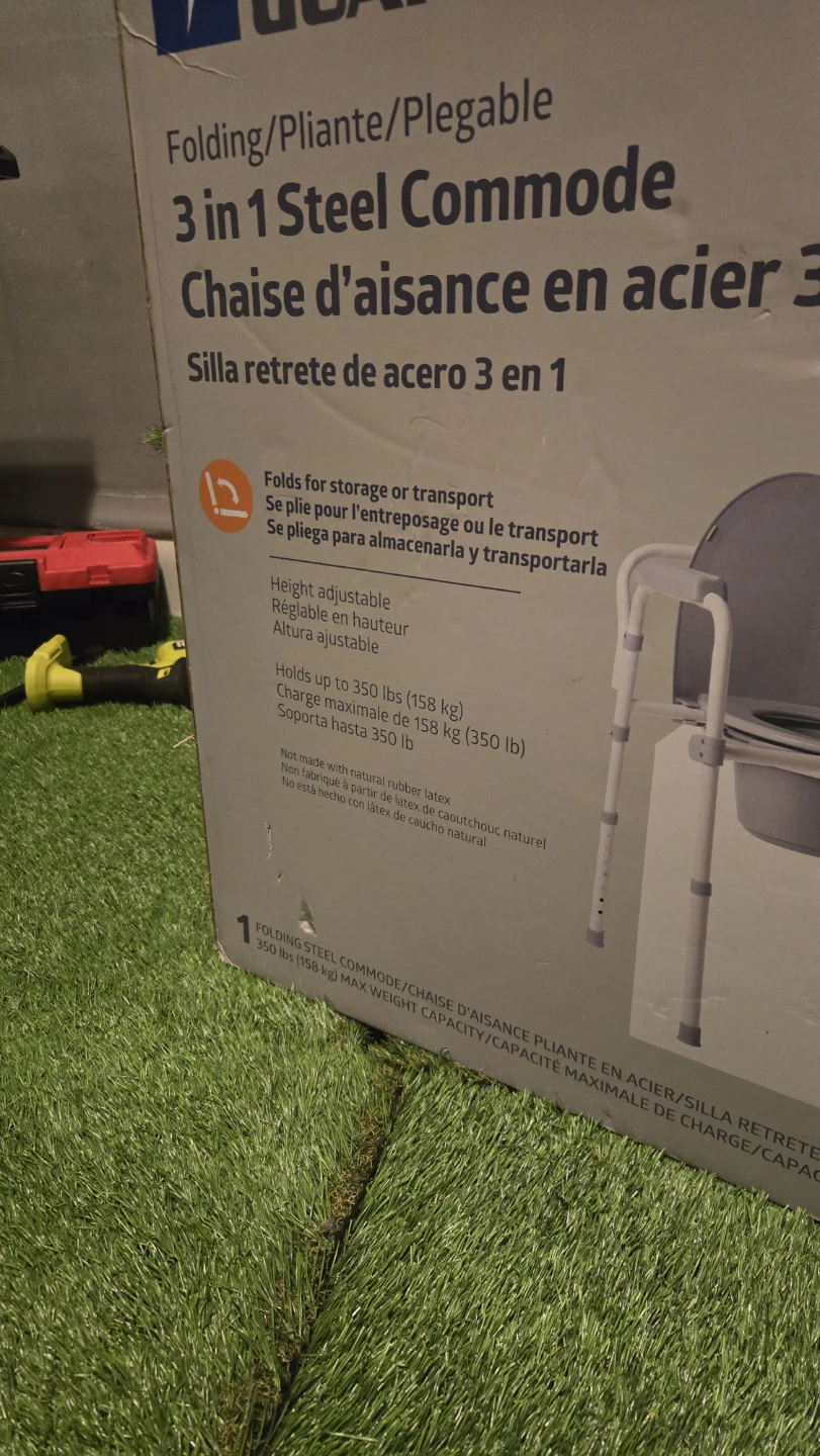 Guardian 3 in 1 Steel Commode - photo 2