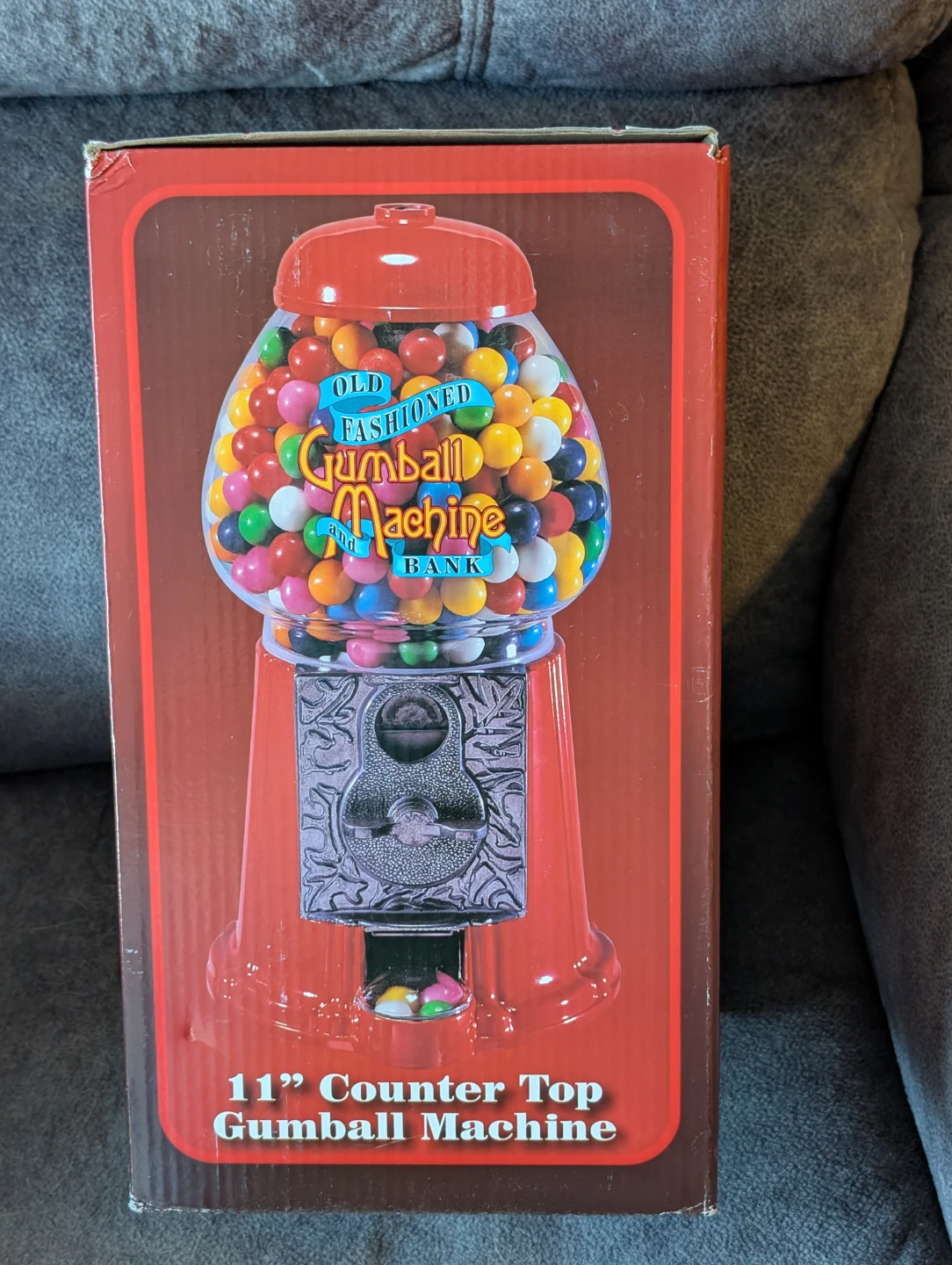 Old Fashioned Gumball Machine Bank - 11" Counter Top - photo 2