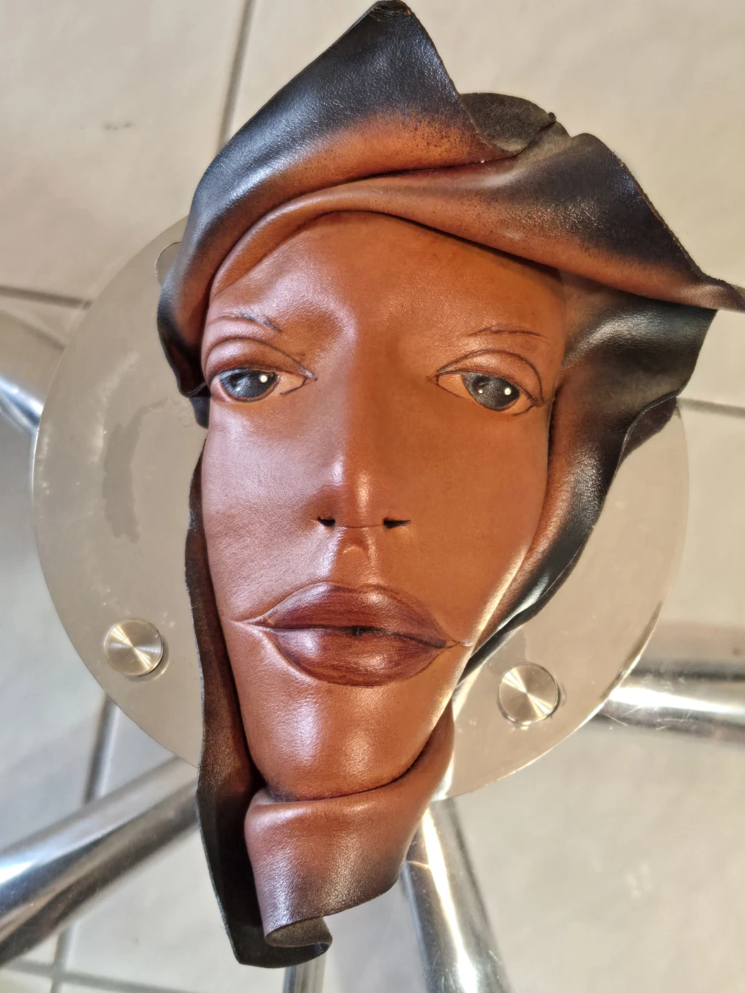 Vintage Leather mask by Doug Gibson