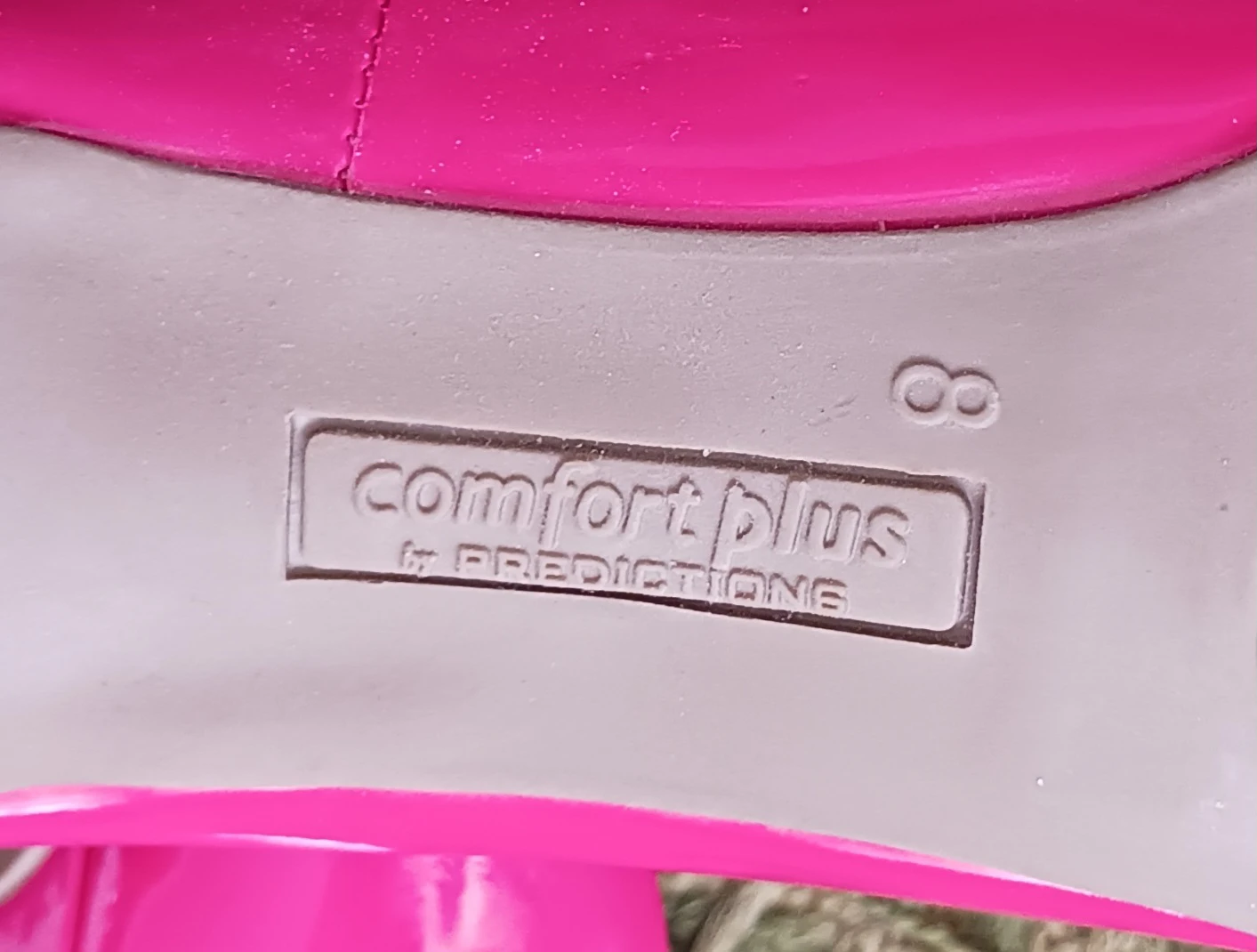Comfort Plus by Predictions Red Patent Heels Size 8 - photo 4