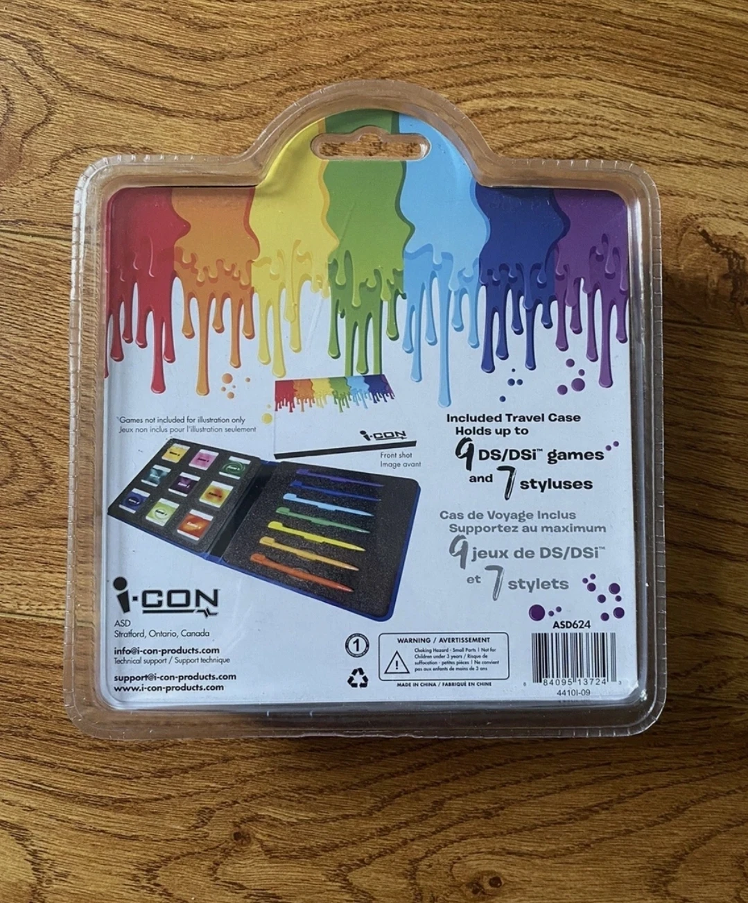 Rainbow Stylus Pack for Nintendo DS/DSi - Includes Travel Case - photo 2