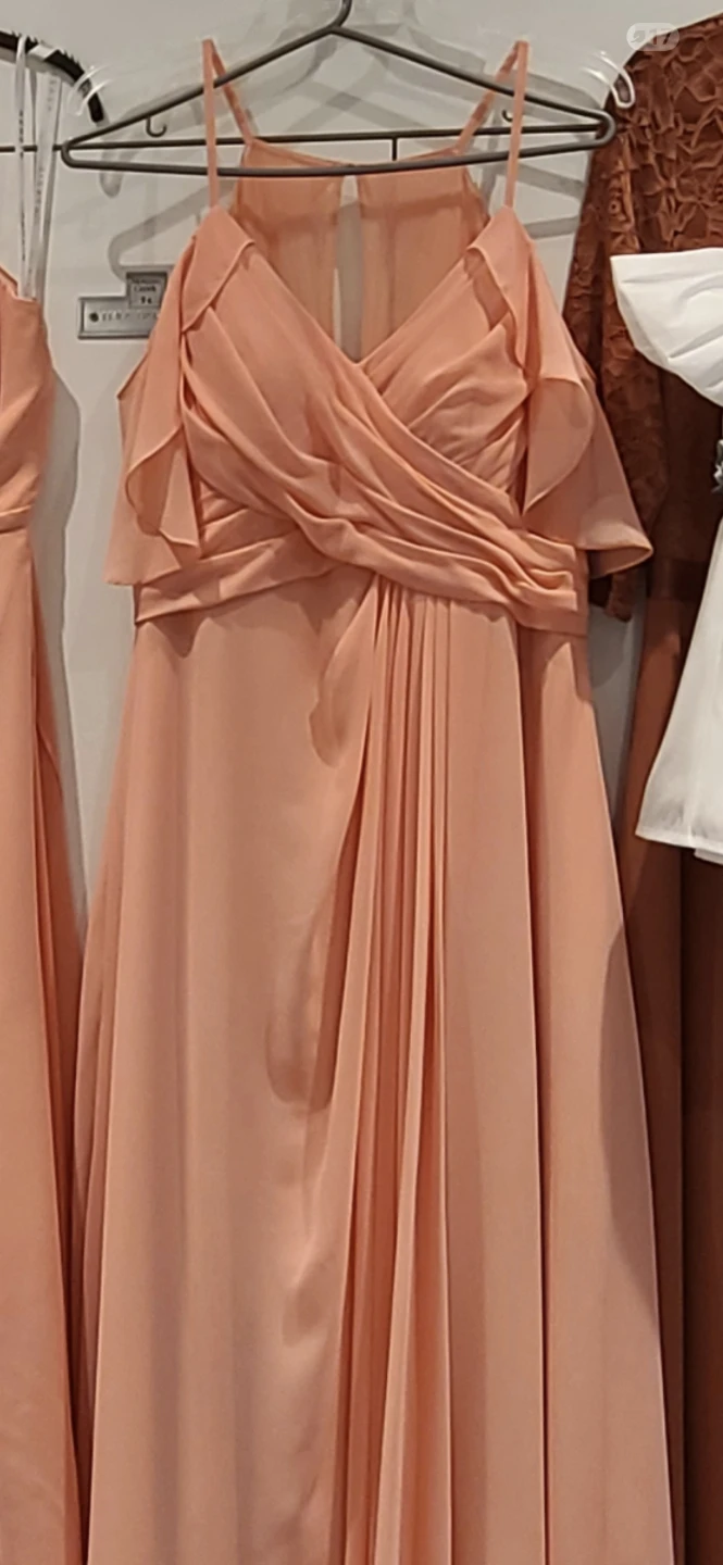 Bridesmaid Dress (Coral/Peach) Size 6 - photo 2
