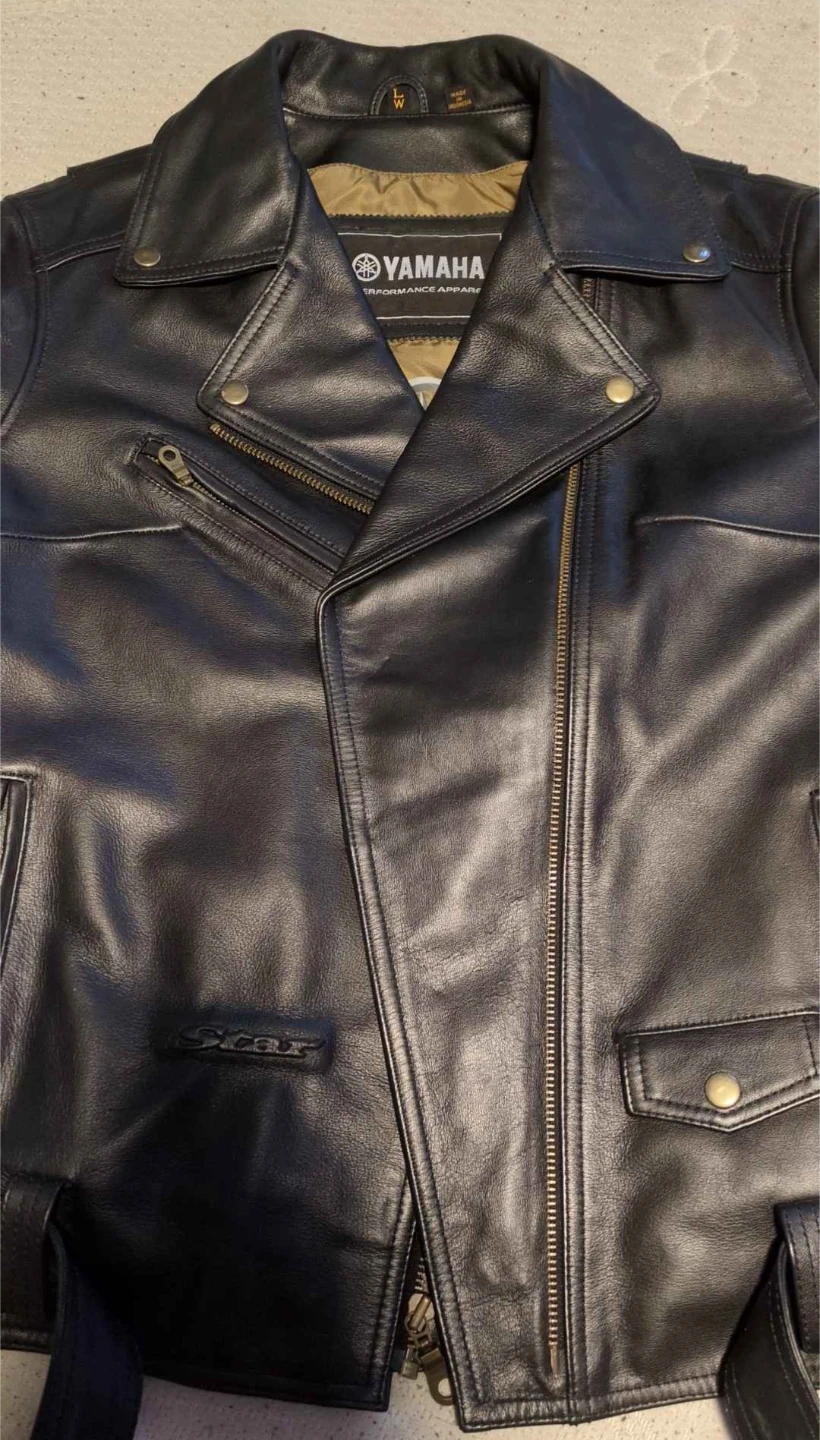 Yamaha Performance Apparel Leather Motorcycle Jacket