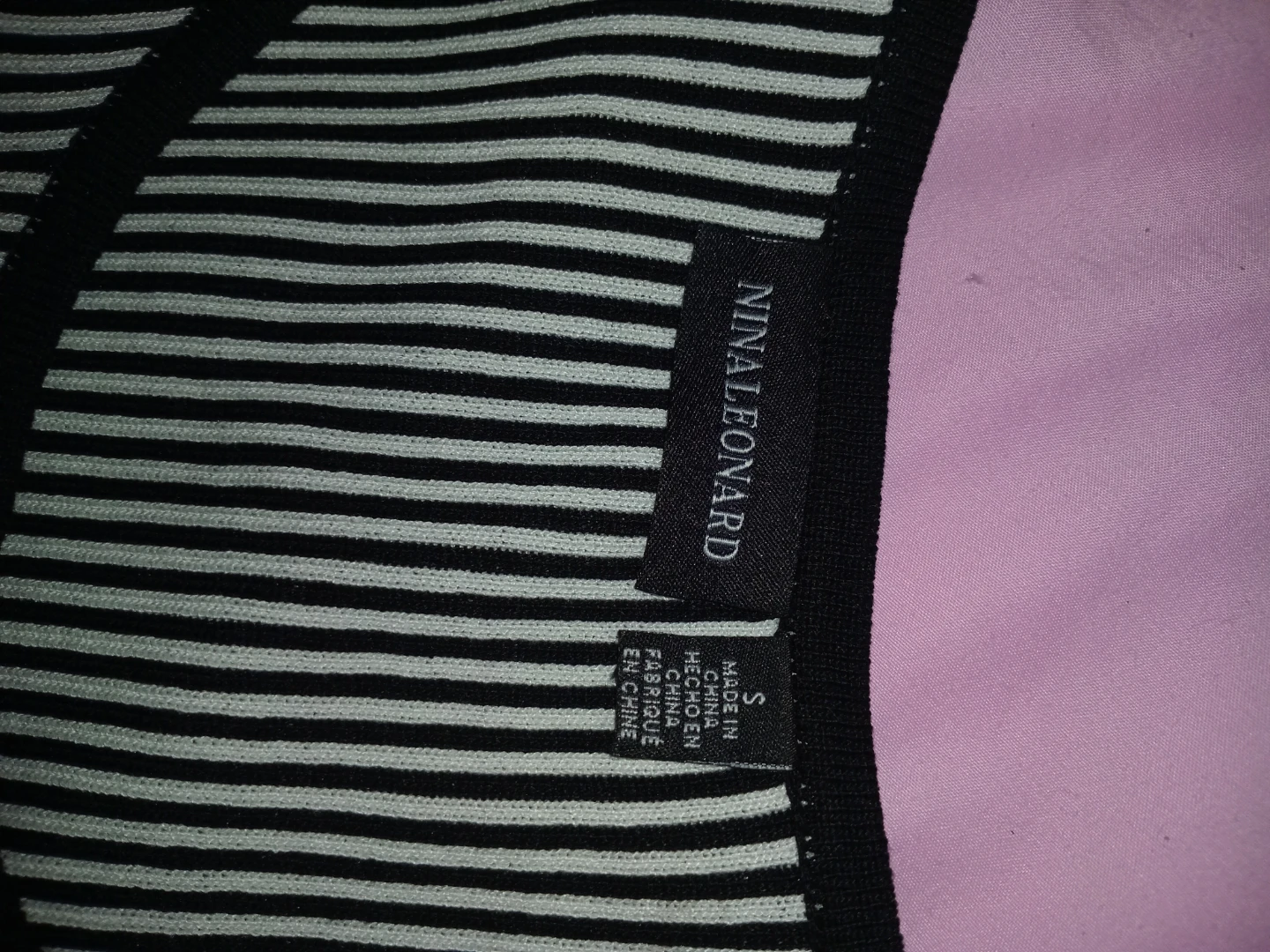 Ninal Leonard Striped Fit & Flare Dress - Size S - photo 2