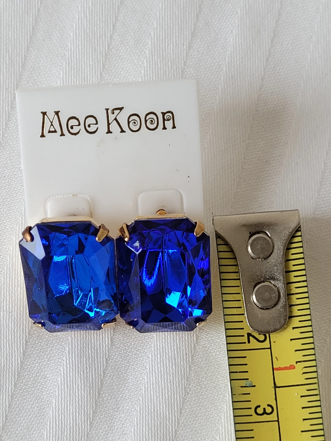 Blue Gemstone Stud Earrings - photo 2