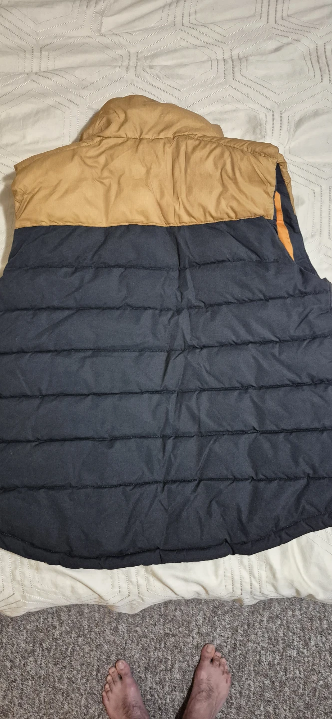Timberland Puffer Vest - Tan and Black - L - photo 2