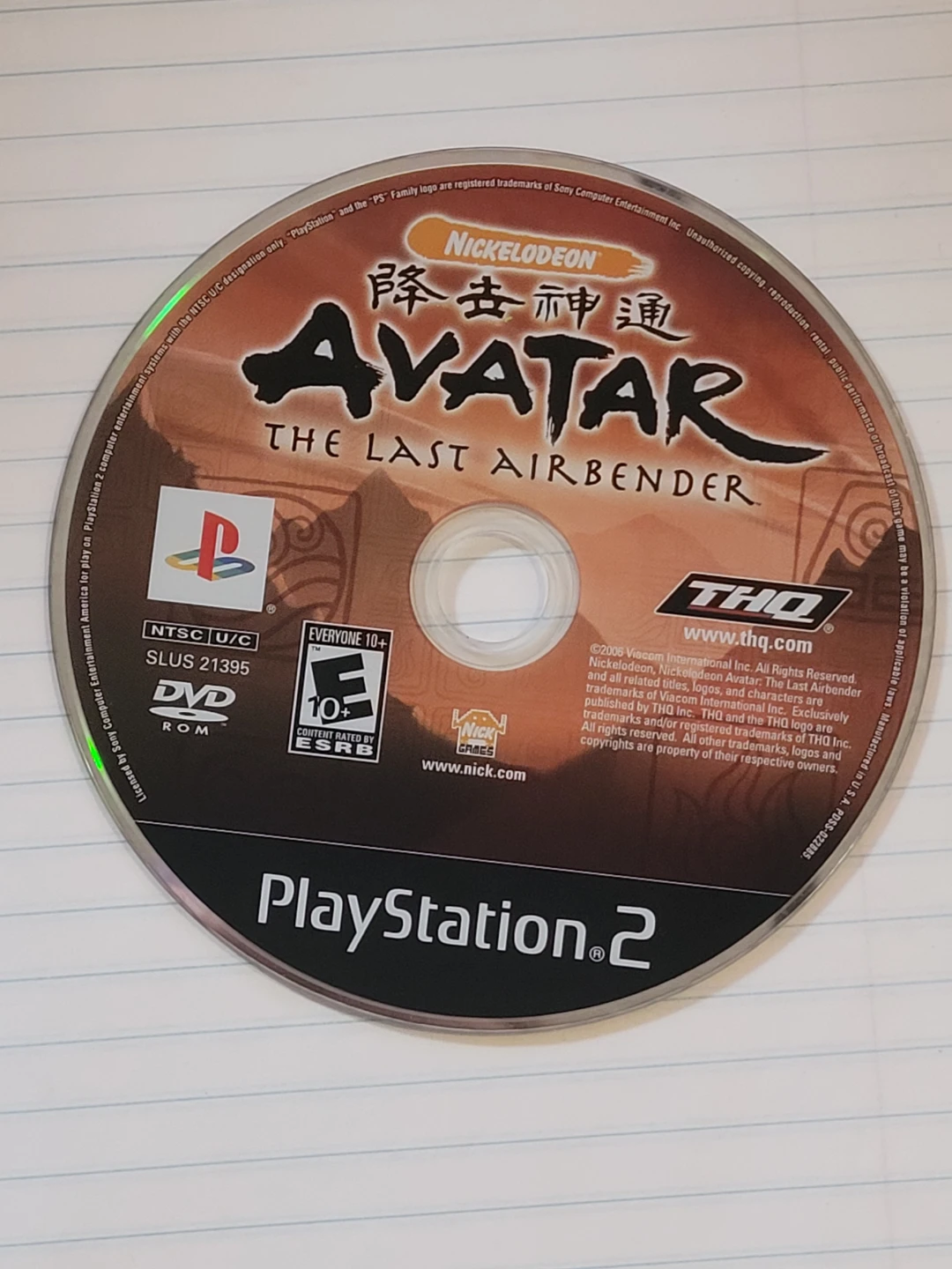 Avatar The Last Airbender - PlayStation 2 Game