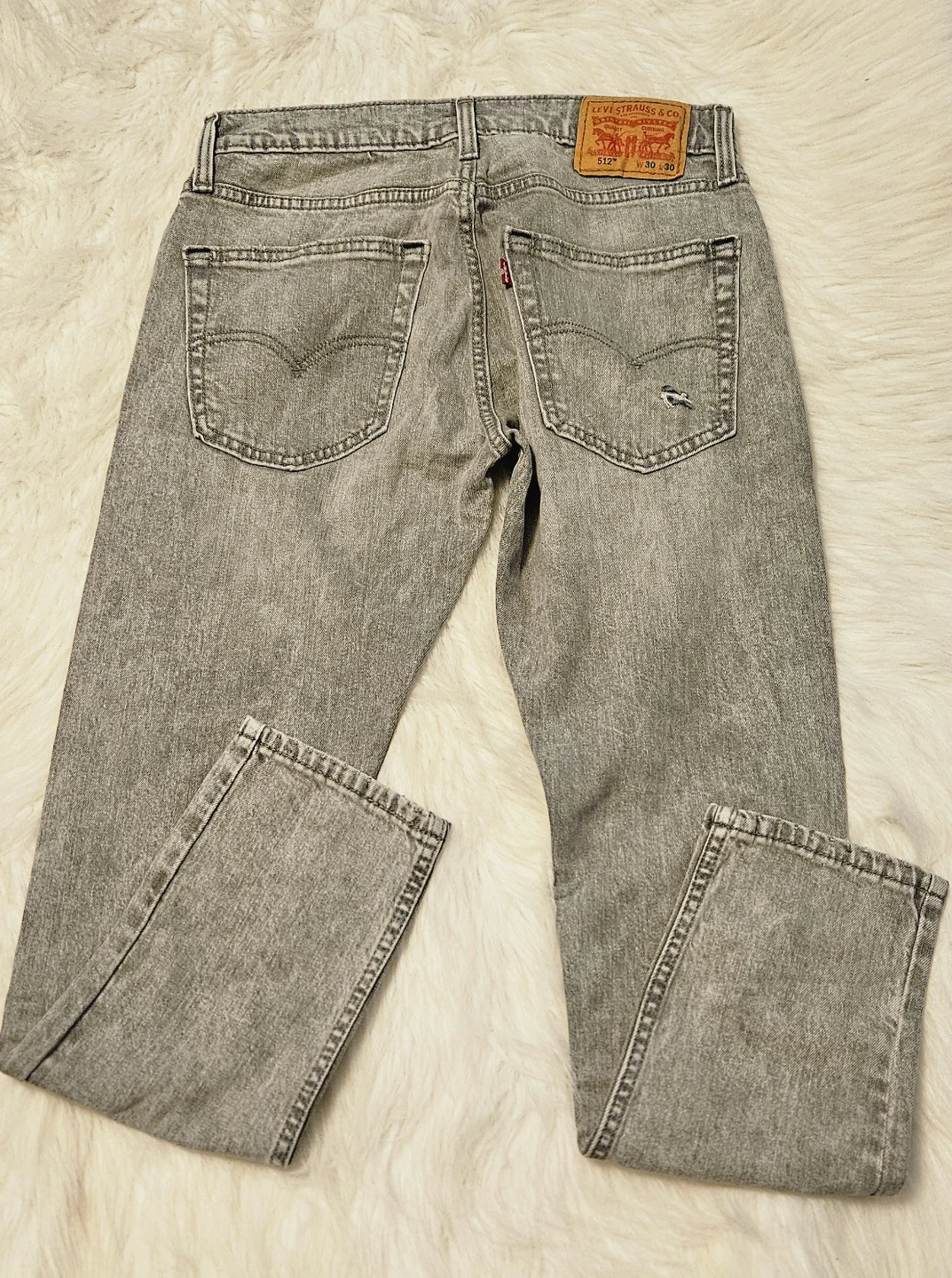Levi's 512 Grey Jeans Size 30x30 - photo 4