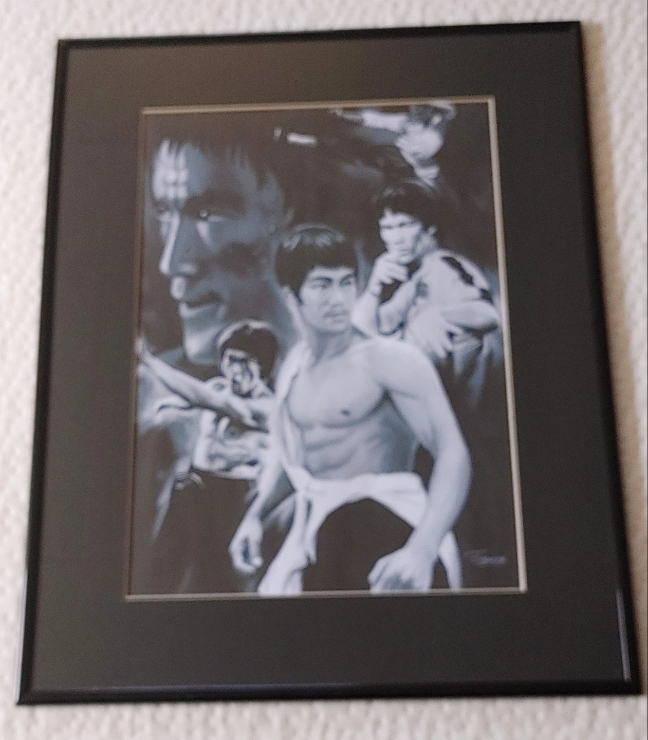 Framed Bruce Lee Art Print