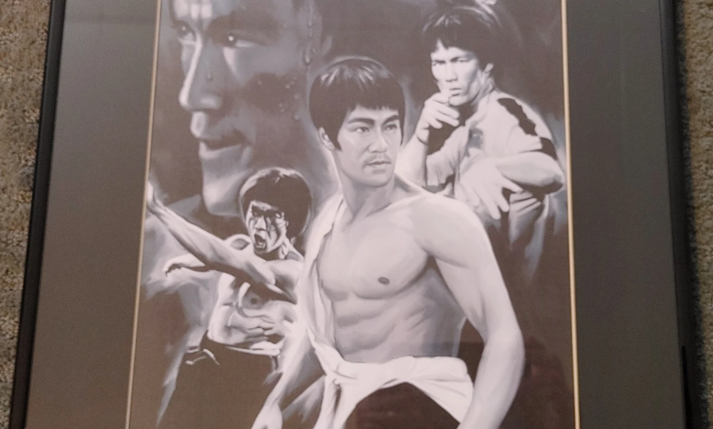 Framed Bruce Lee Art Print - photo 2
