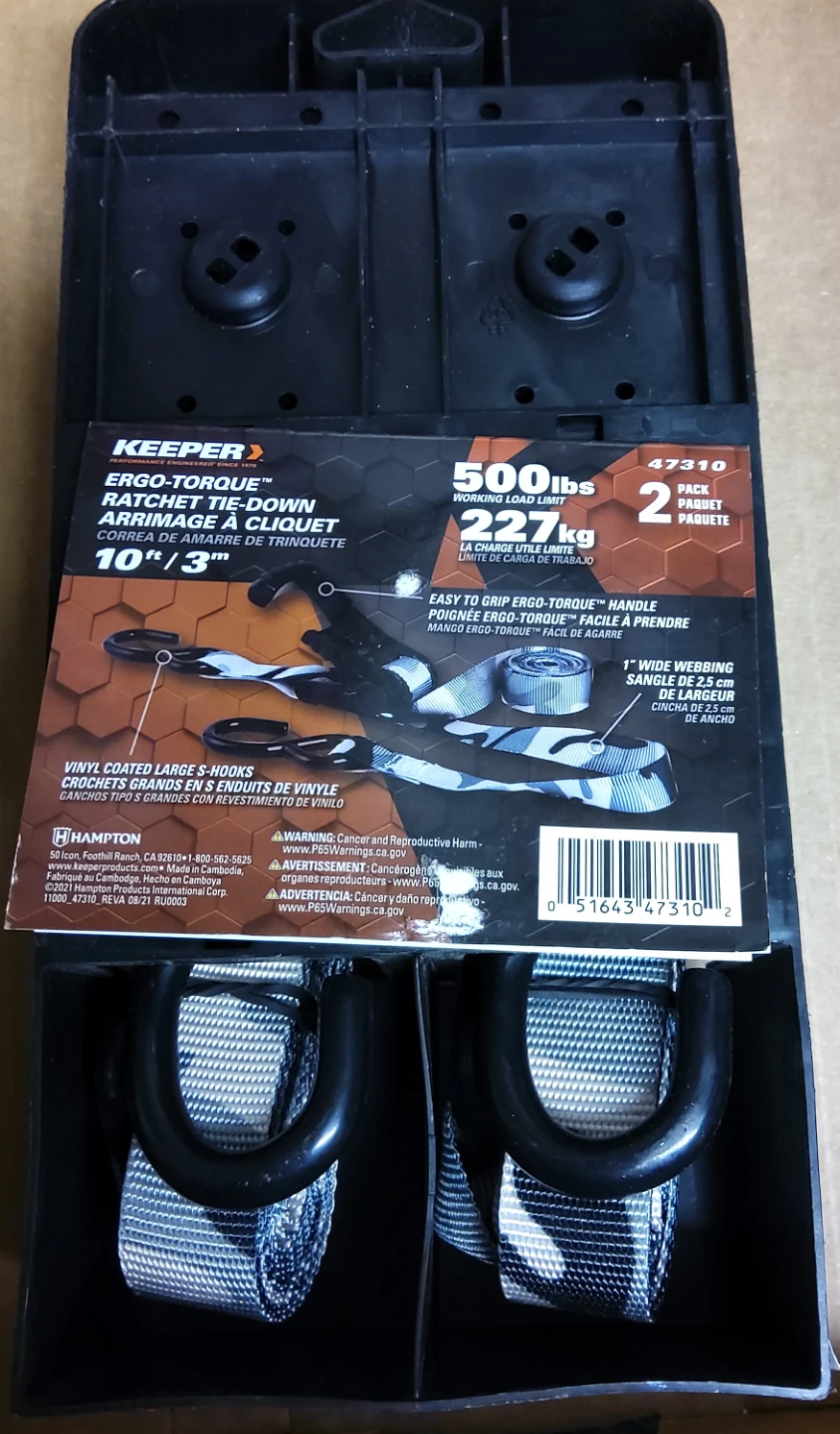 Keeper Ergo-Torque Ratchet Tie-Downs (2 Pack) - photo 2
