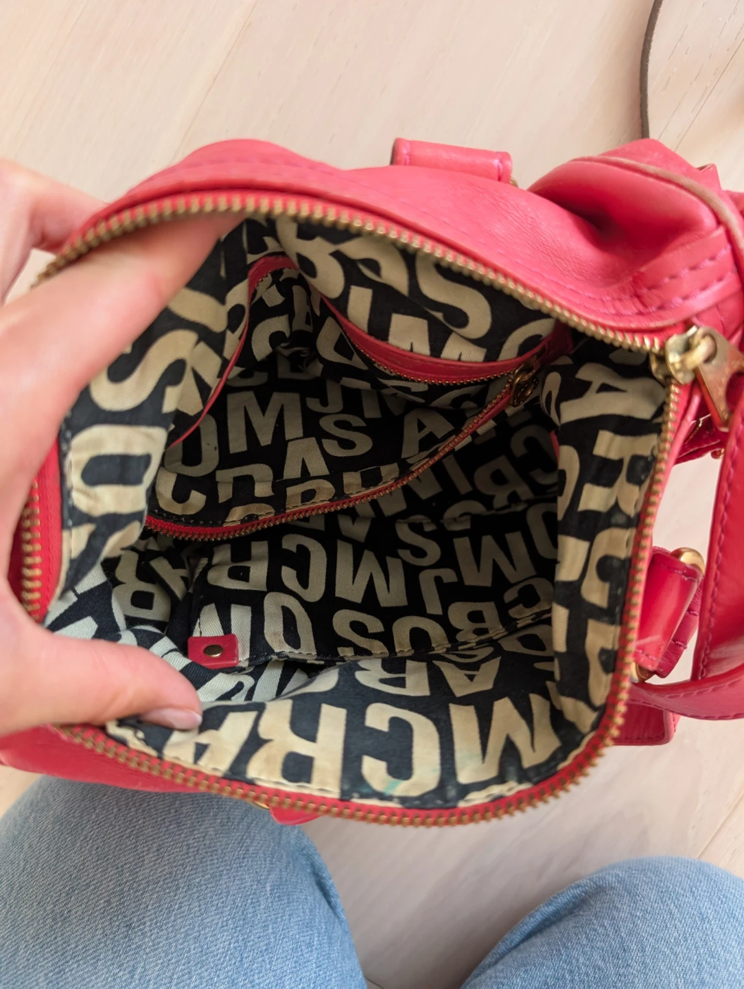 Marc Jacobs Pink Leather Satchel Lil Shifty Bag - photo 2