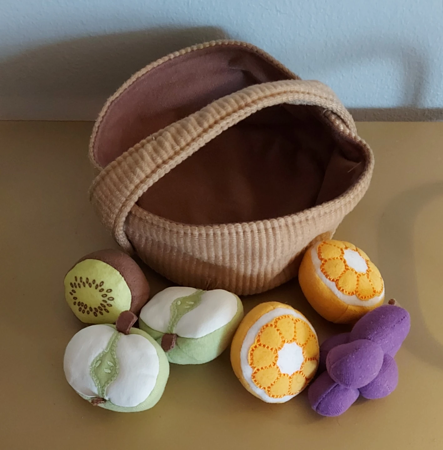 IKEA Plush Fruit Basket Toy - photo 2