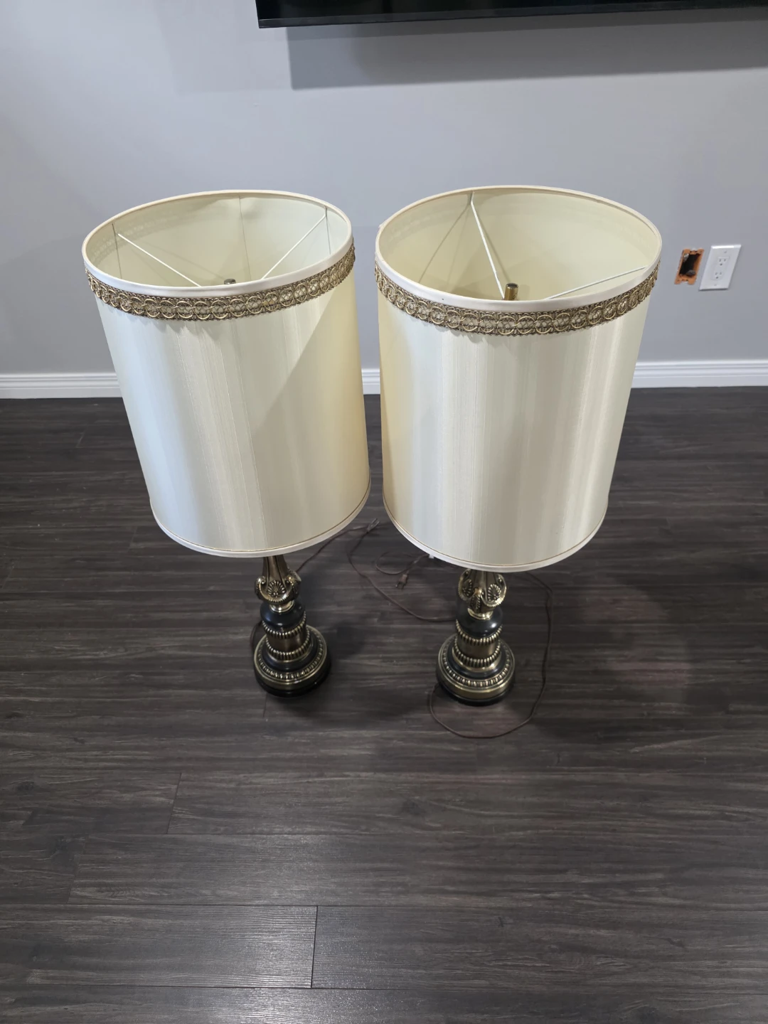 Vintage Table Lamps - Pair