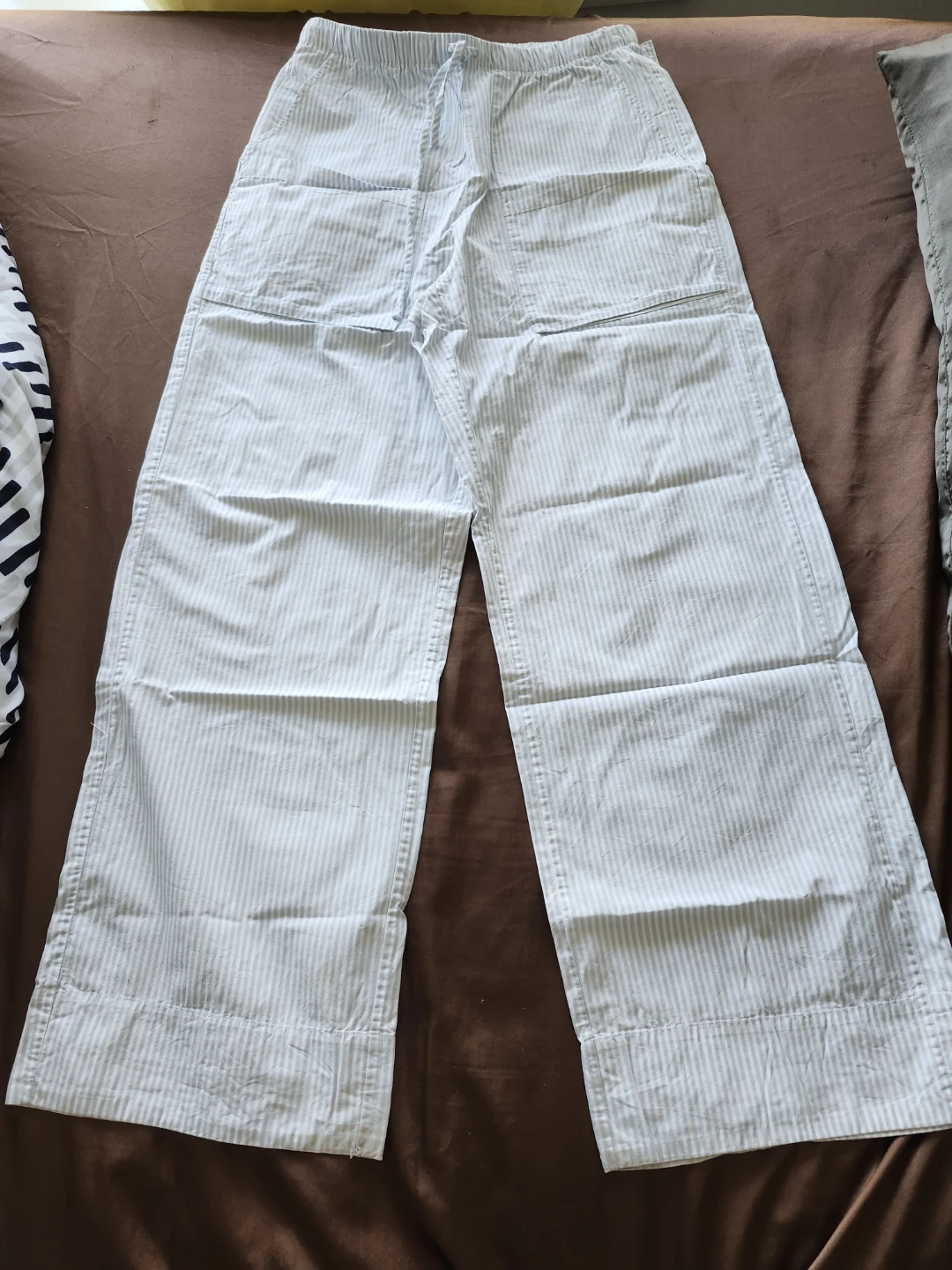 Babaton Aritzia Striped Wide-Leg Pants Size S