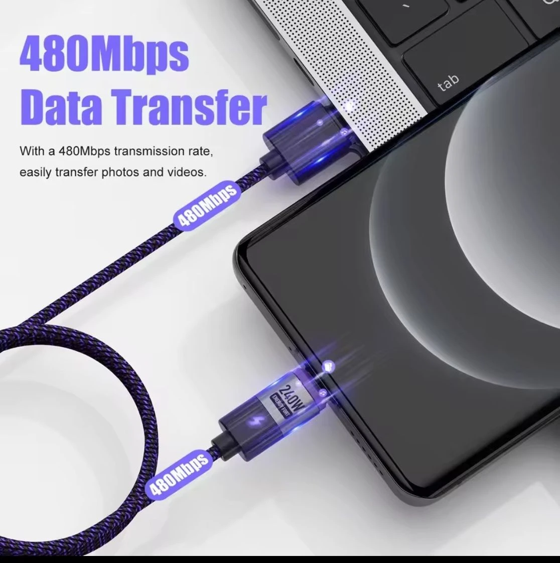 Energy Fort Magnetic USB-C Cable 240W PD3.1 - photo 3