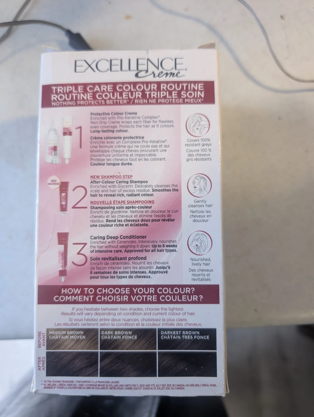 L'Oréal Excellence Crème Hair Colour G15 Dark Chocolate Brown - photo 5