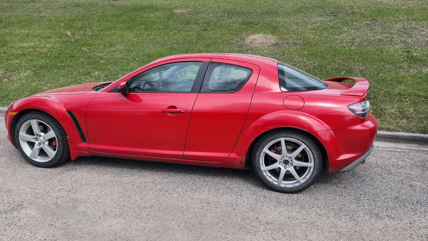 Red Mazda RX-8