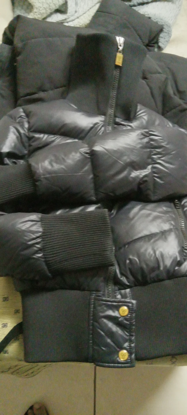 TNA Black Puffer Jacket - photo 4