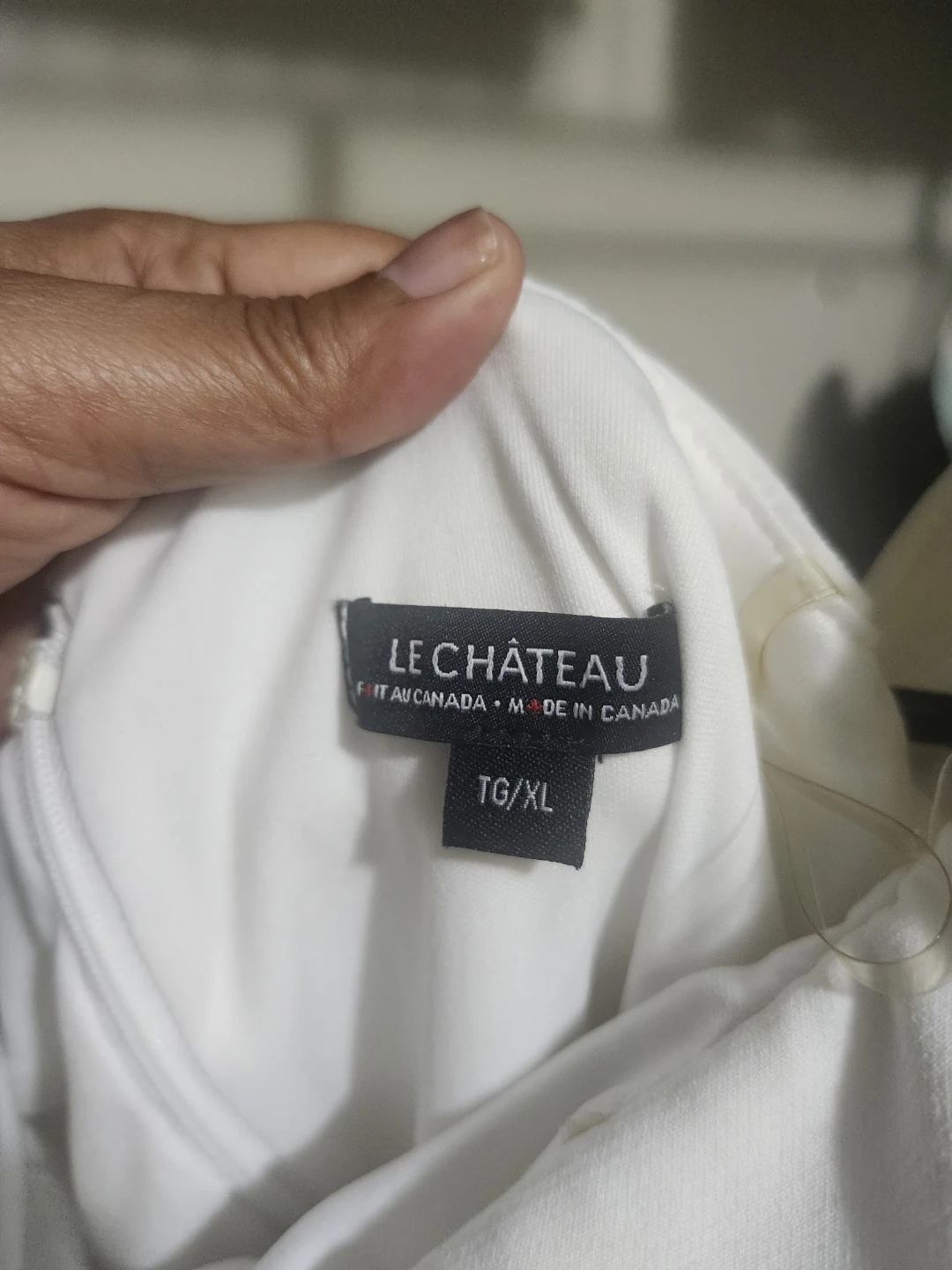 Le Château White Drape Dress TG/XL - photo 2
