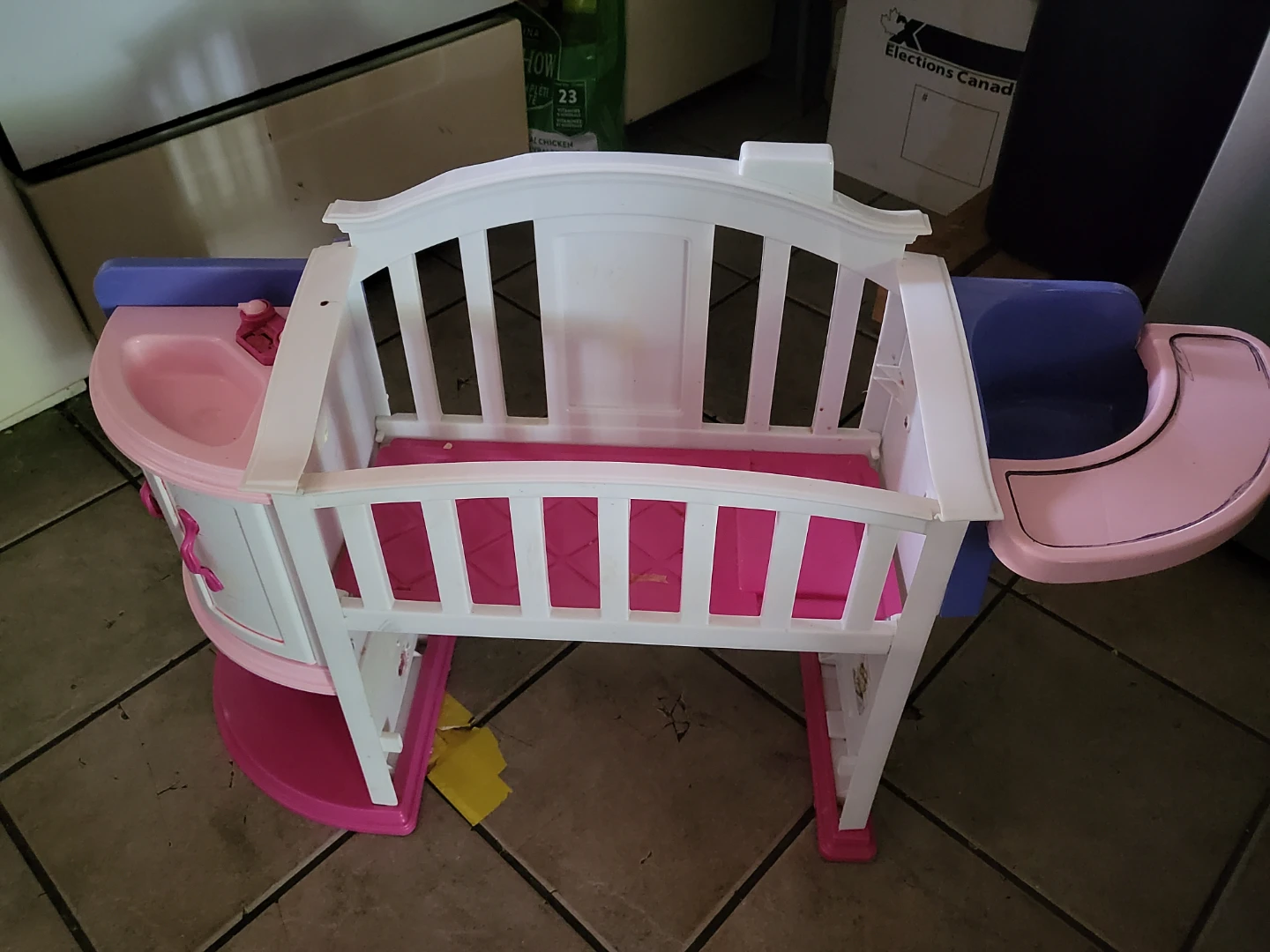 Doll Cradle with Changing Table
